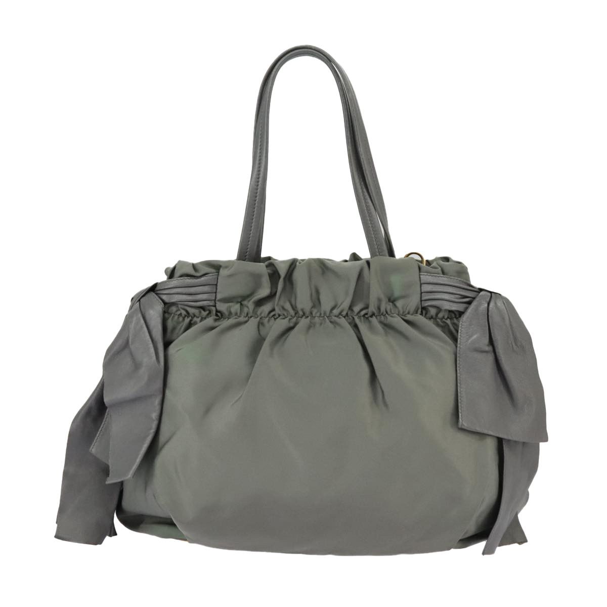 Prada Re-Nylon Khaki Synthetic Handbag (Pre-Owned) Size ONE SIZE - 2 Thumbnail