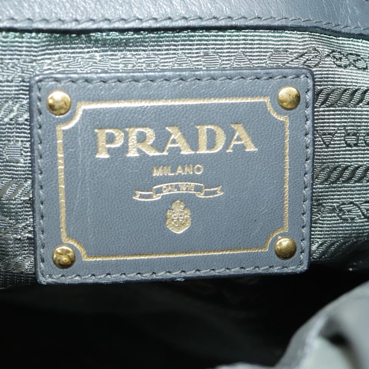 Prada Re-Nylon Khaki Synthetic Handbag (Pre-Owned) Size ONE SIZE - 14 Thumbnail