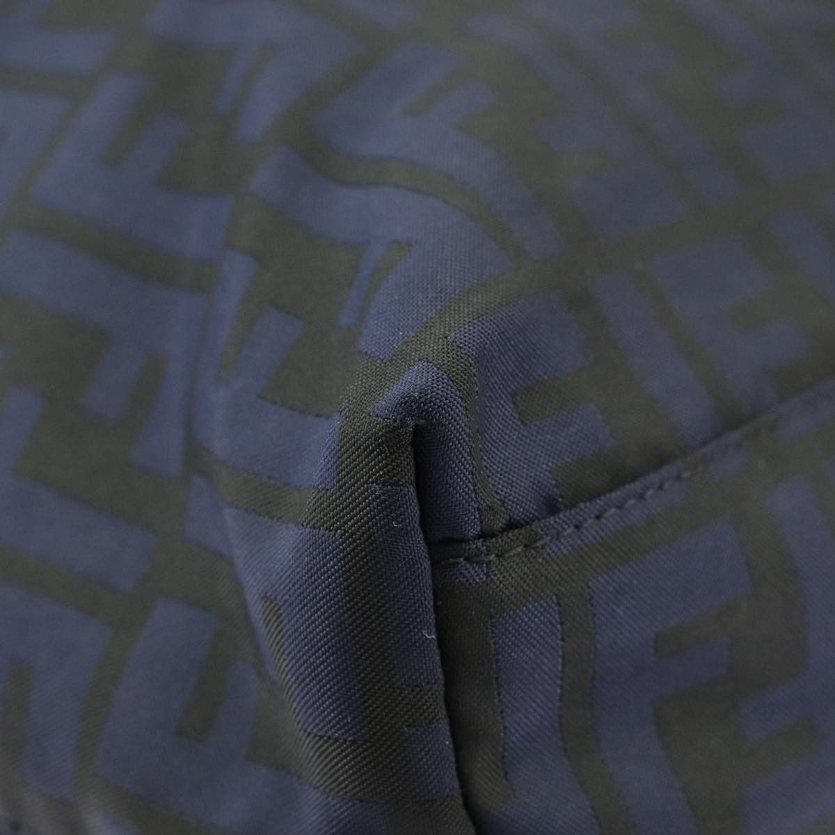 Fendi Navy Canvas Tote Bag (Pre-Owned) Size ONE SIZE - 8 Thumbnail