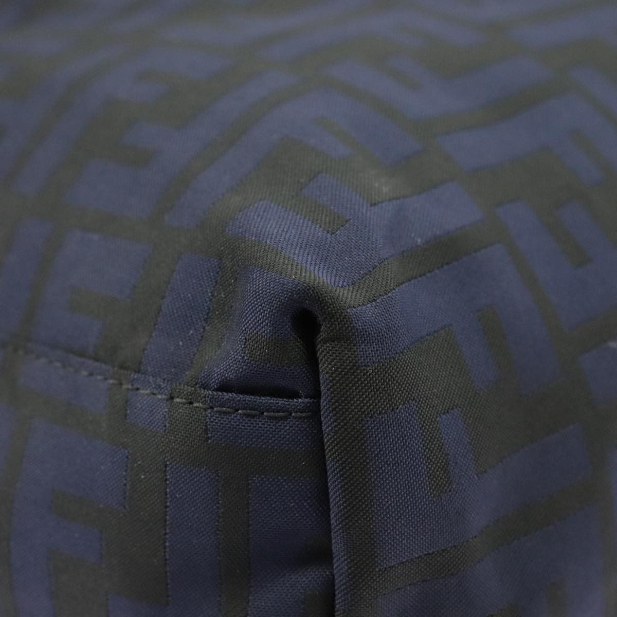 Fendi Navy Canvas Tote Bag (Pre-Owned) Size ONE SIZE - 9 Thumbnail