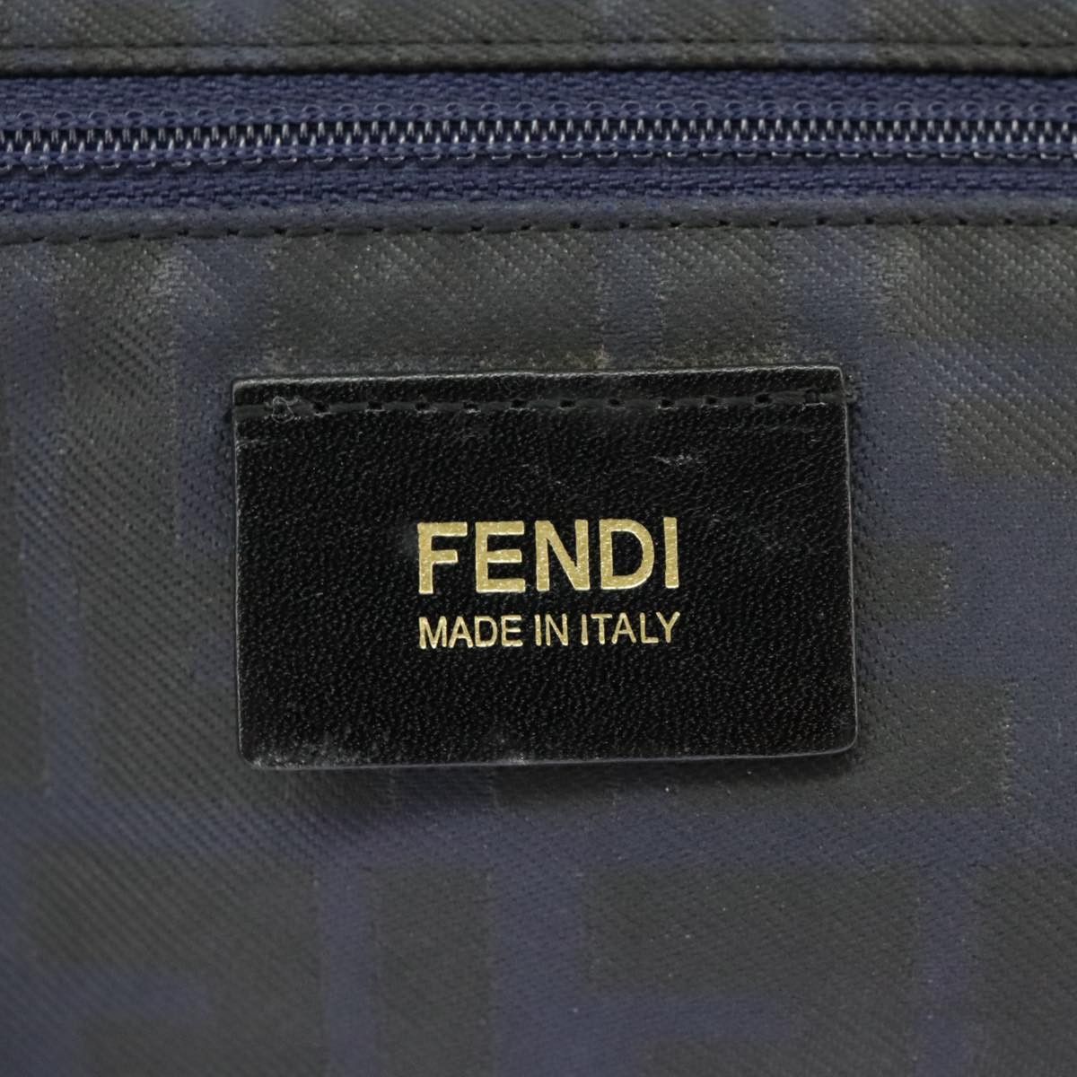 Fendi Navy Canvas Tote Bag (Pre-Owned) Size ONE SIZE - 16 Thumbnail