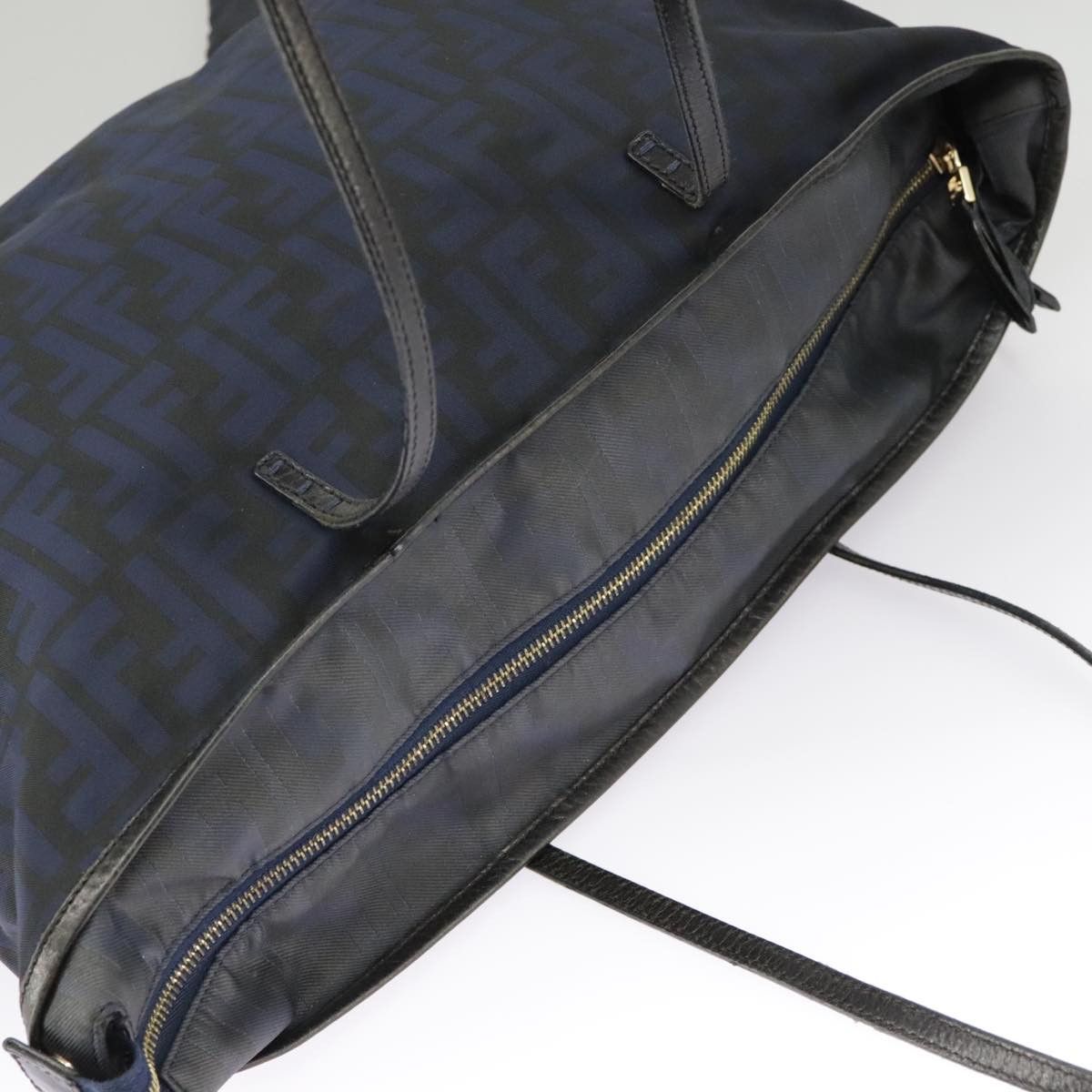 Fendi Navy Canvas Tote Bag (Pre-Owned) Size ONE SIZE - 12 Thumbnail