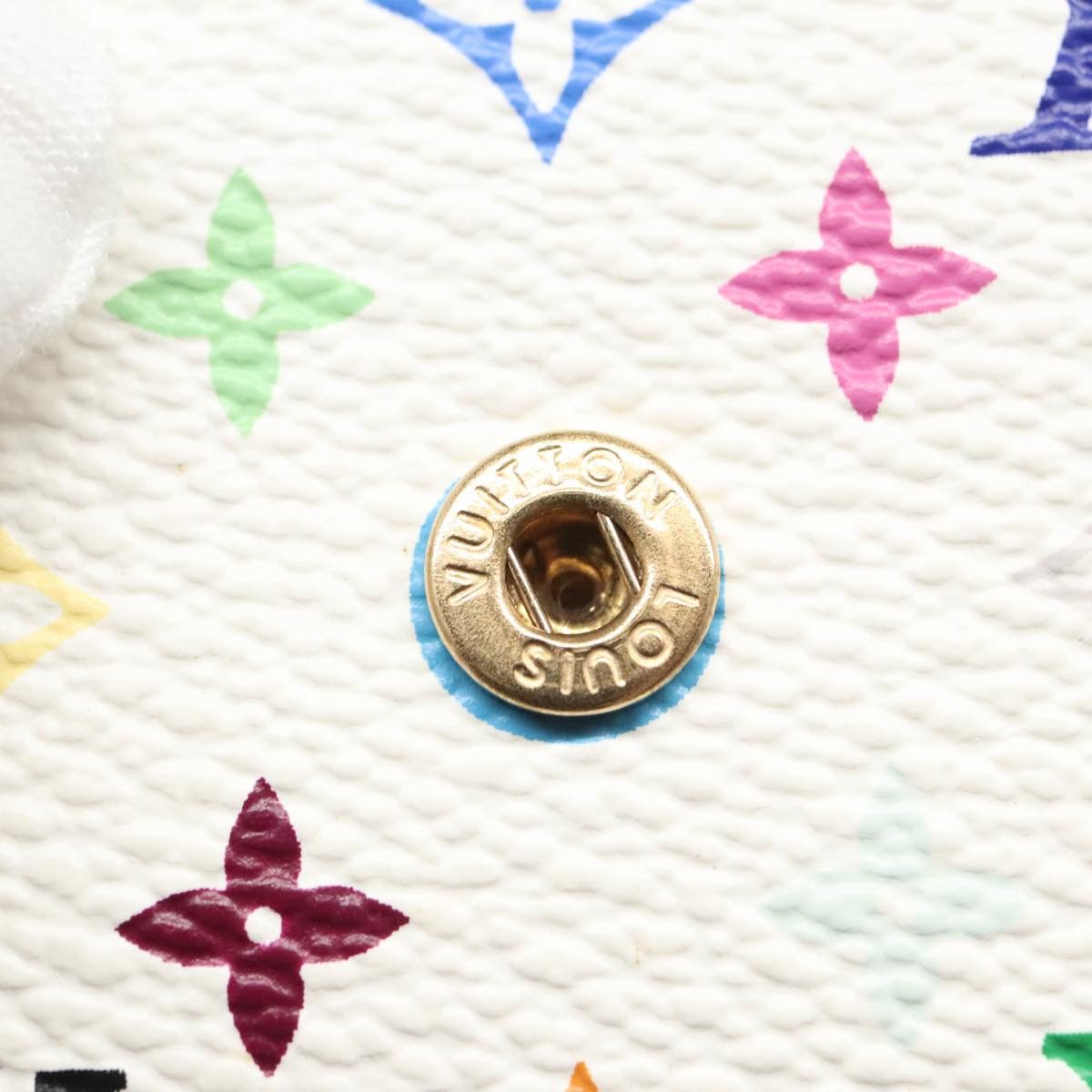 Louis Vuitton Porte Monnaie Plat White Canvas Wallet (Pre-Owned) Size ONE SIZE - 12 Thumbnail