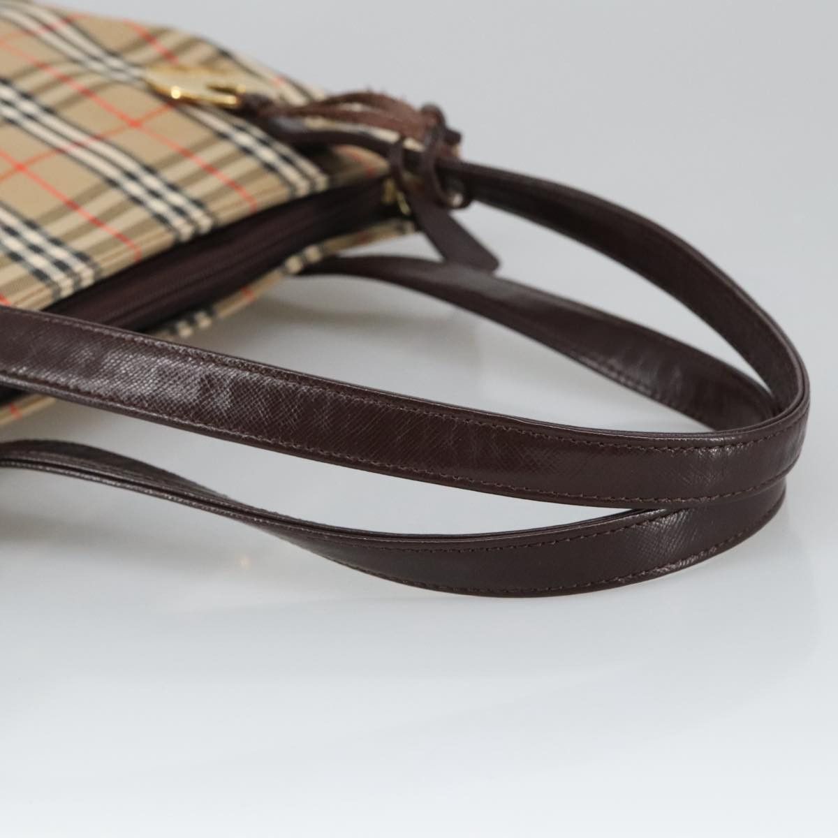 Burberry Nova Check Beige Canvas Handbag (Pre-Owned) Size ONE SIZE - 5 Thumbnail