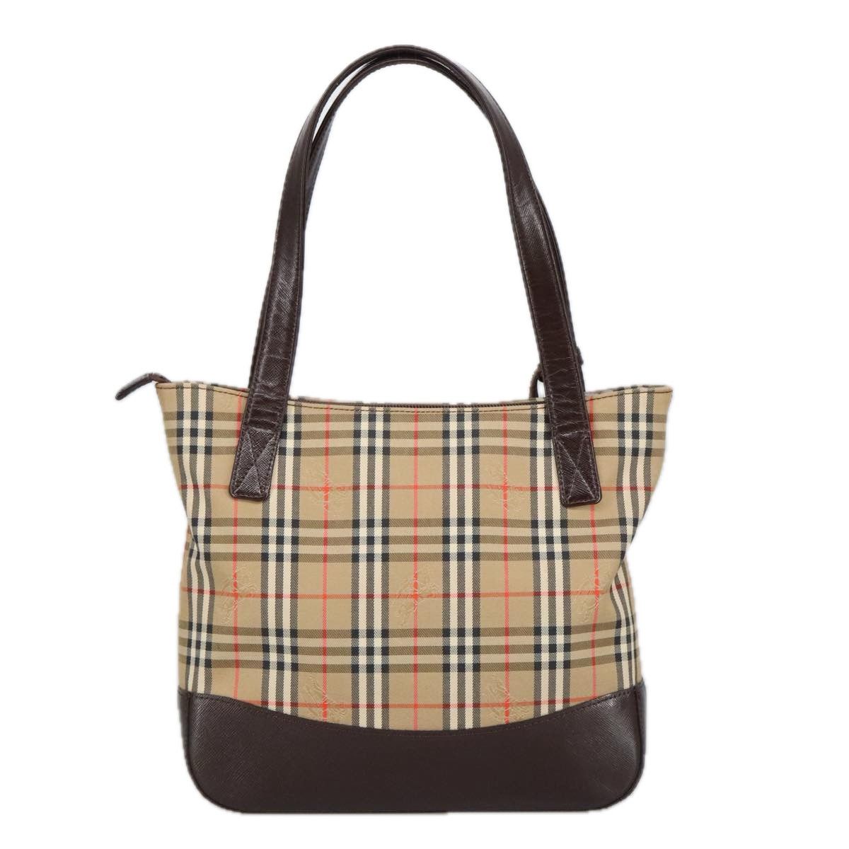 Burberry Nova Check Beige Canvas Handbag (Pre-Owned) Size ONE SIZE - 2 Thumbnail