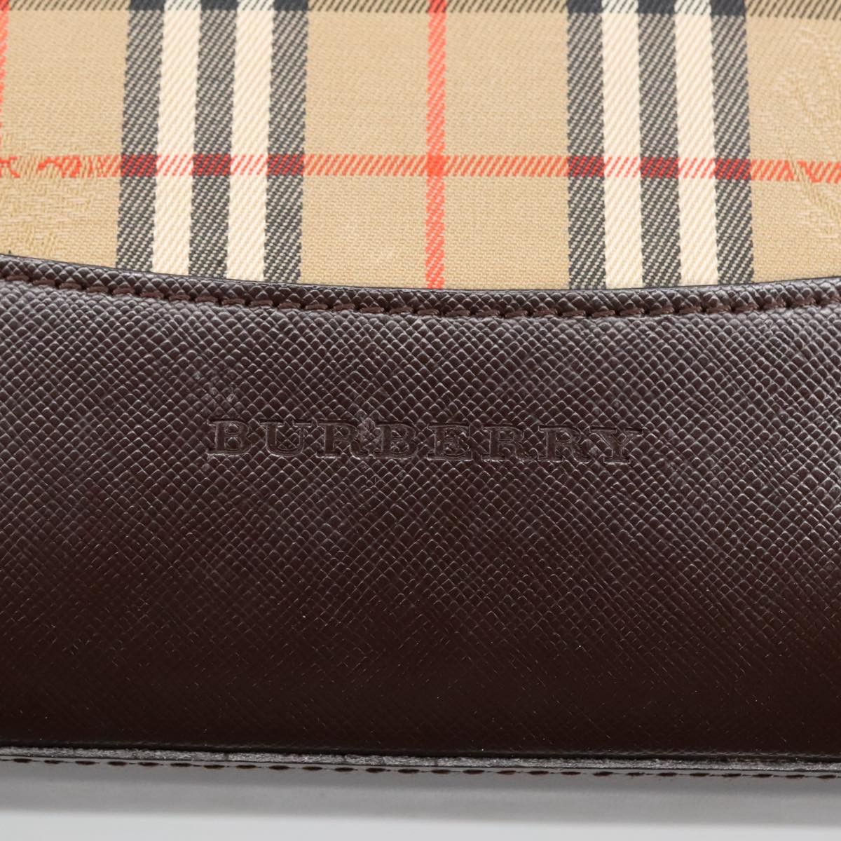 Burberry Nova Check Beige Canvas Handbag (Pre-Owned) Size ONE SIZE - 14 Thumbnail
