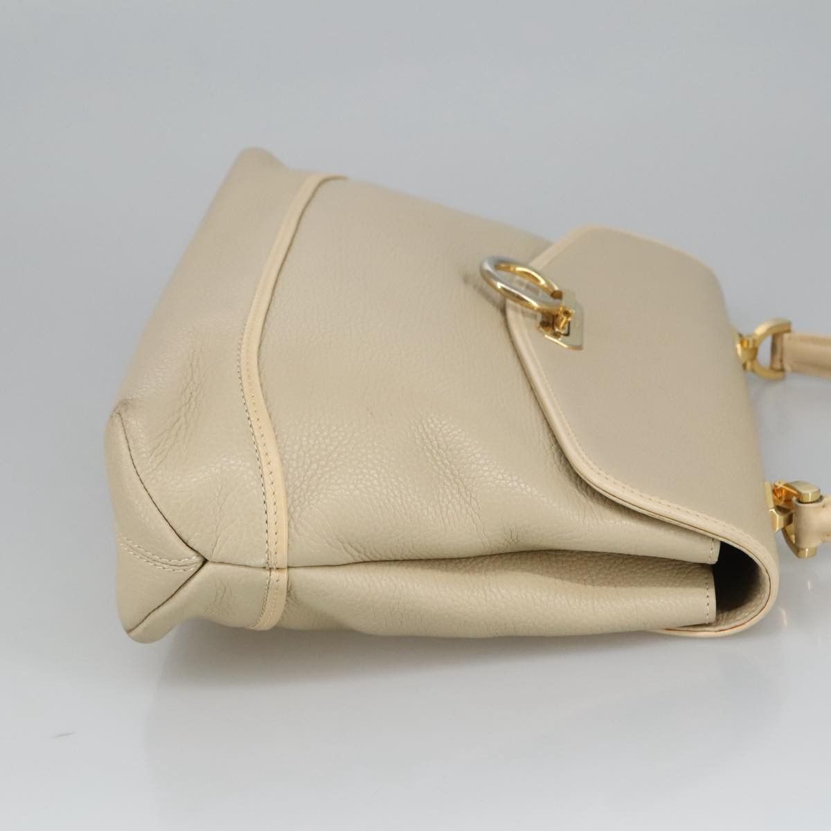 Bally Beige Leather Handbag (Pre-Owned) Size ONE SIZE - 3 Thumbnail