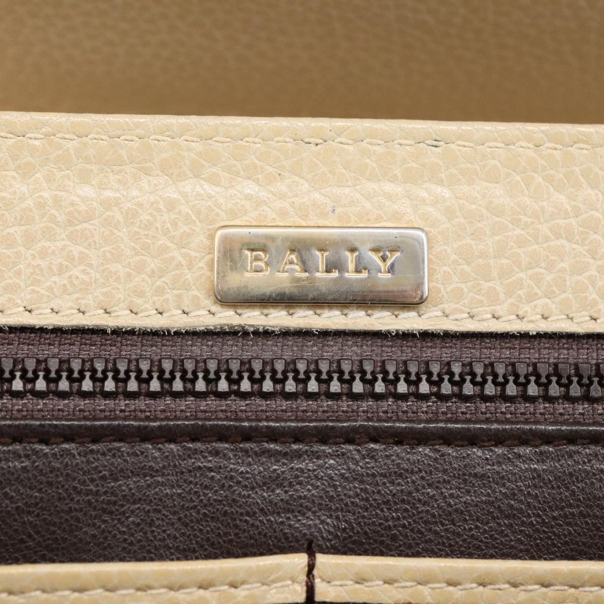 Bally Beige Leather Handbag (Pre-Owned) Size ONE SIZE - 14 Thumbnail