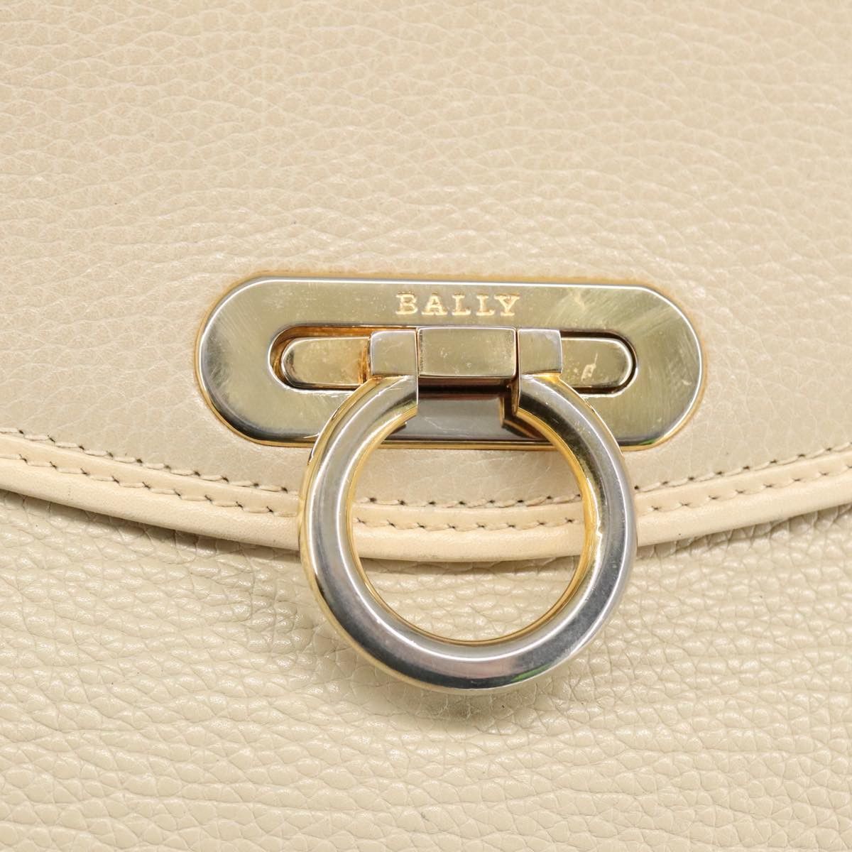 Bally Beige Leather Handbag (Pre-Owned) Size ONE SIZE - 12 Thumbnail