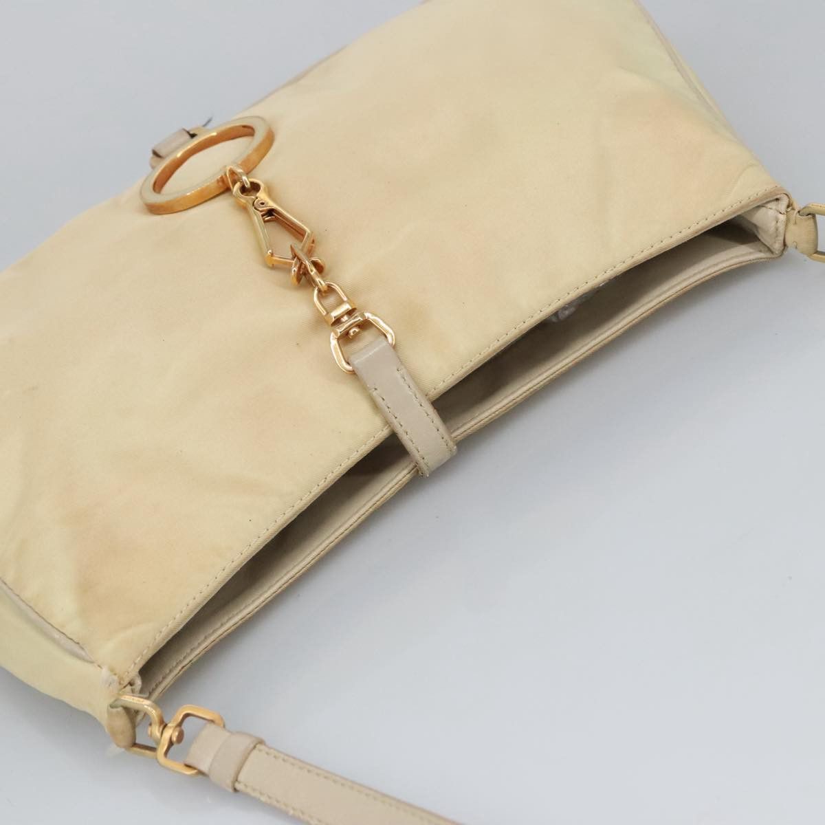 Prada Re-Nylon Beige Synthetic Shoulder Bag (Pre-Owned) Size ONE SIZE - 16 Thumbnail