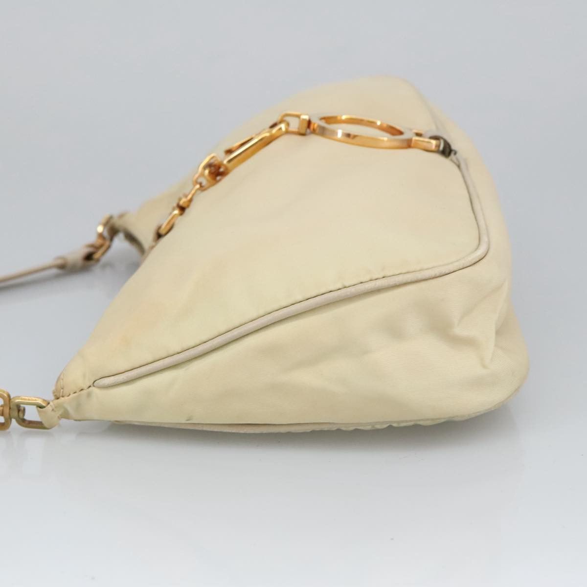 Prada Re-Nylon Beige Synthetic Shoulder Bag (Pre-Owned) Size ONE SIZE - 4 Thumbnail