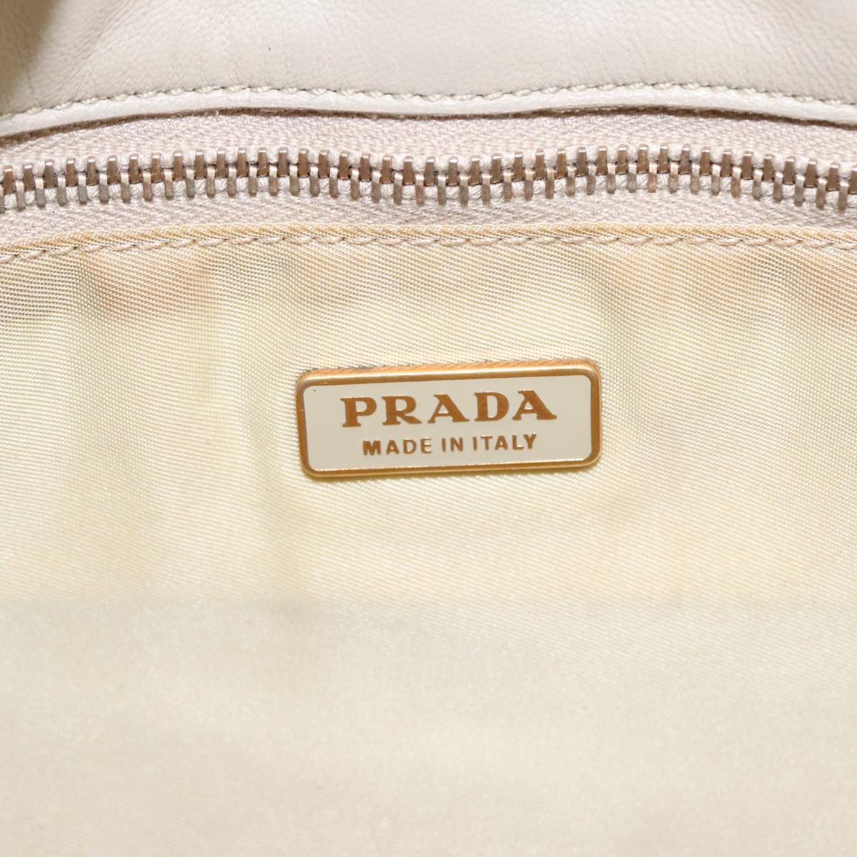 Prada Re-Nylon Beige Synthetic Shoulder Bag (Pre-Owned) Size ONE SIZE - 13 Thumbnail
