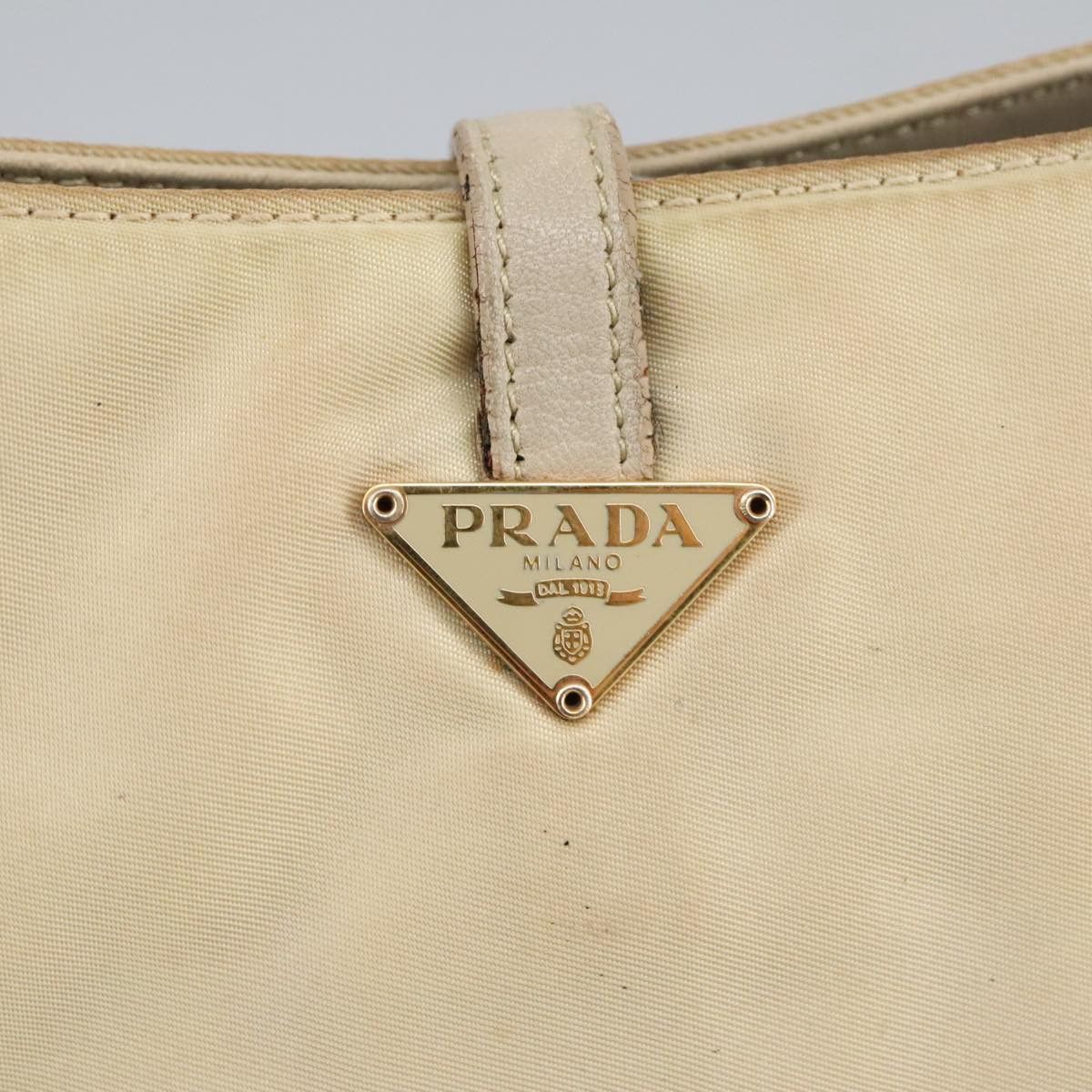 Prada Re-Nylon Beige Synthetic Shoulder Bag (Pre-Owned) Size ONE SIZE - 19 Thumbnail