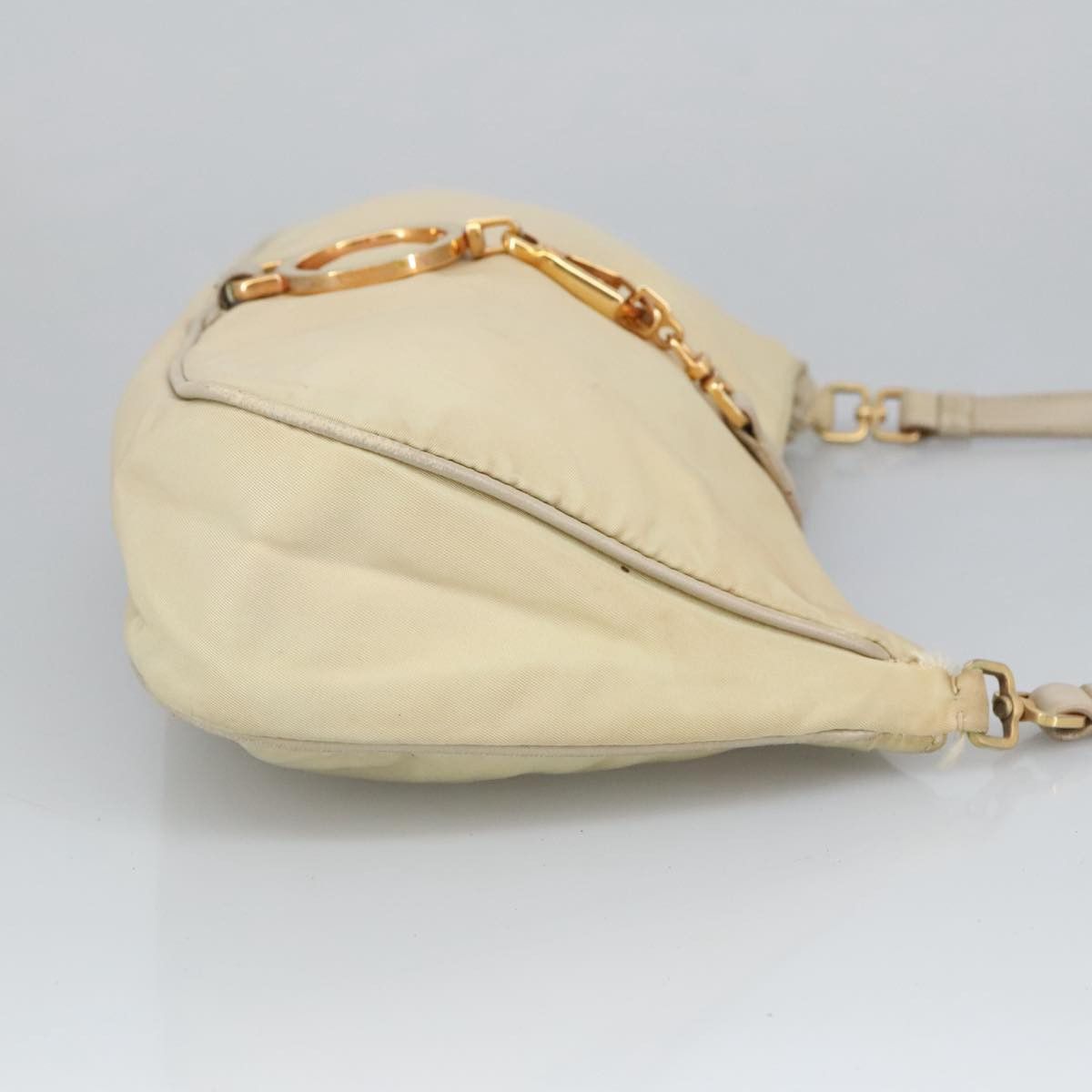 Prada Re-Nylon Beige Synthetic Shoulder Bag (Pre-Owned) Size ONE SIZE - 3 Thumbnail