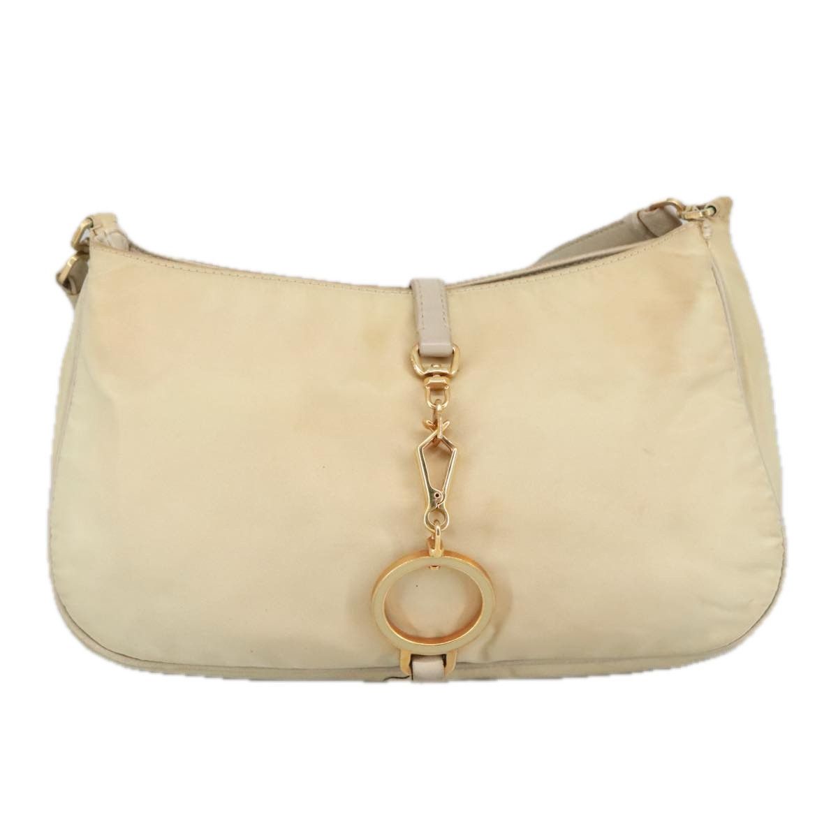 Prada Re-Nylon Beige Synthetic Shoulder Bag (Pre-Owned) Size ONE SIZE - 17 Thumbnail