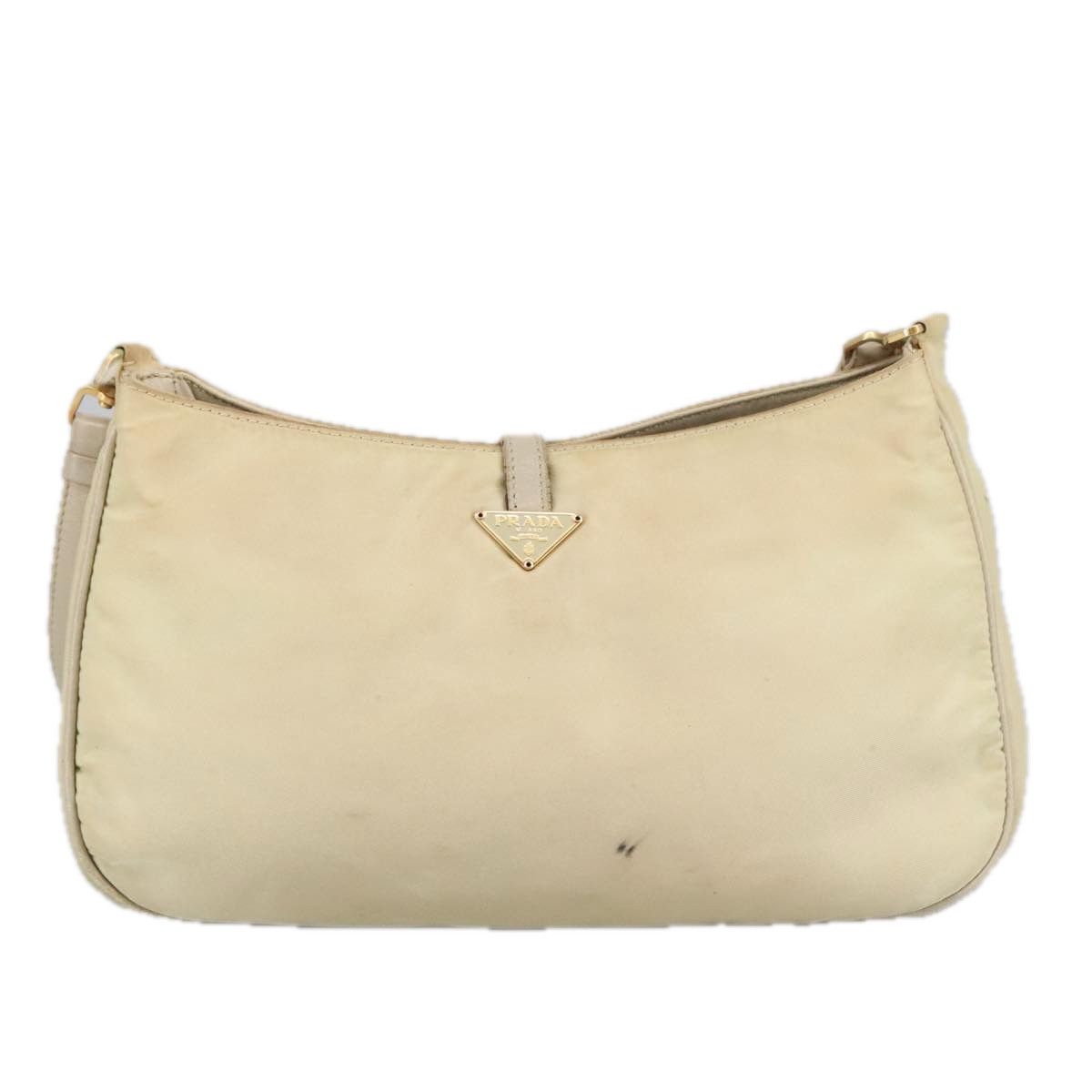 Prada Re-Nylon Beige Synthetic Shoulder Bag (Pre-Owned) Size ONE SIZE - 2 Thumbnail