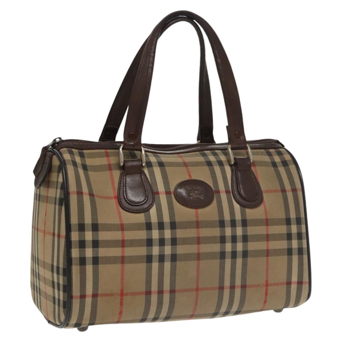 Burberry Nova Check Beige Canvas Travel Bag (Pre-Owned) Size ONE SIZE - 18 Thumbnail