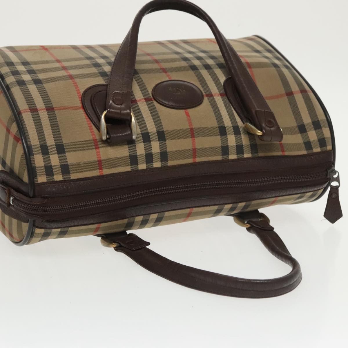 Burberry Nova Check Beige Canvas Travel Bag (Pre-Owned) Size ONE SIZE - 17 Thumbnail