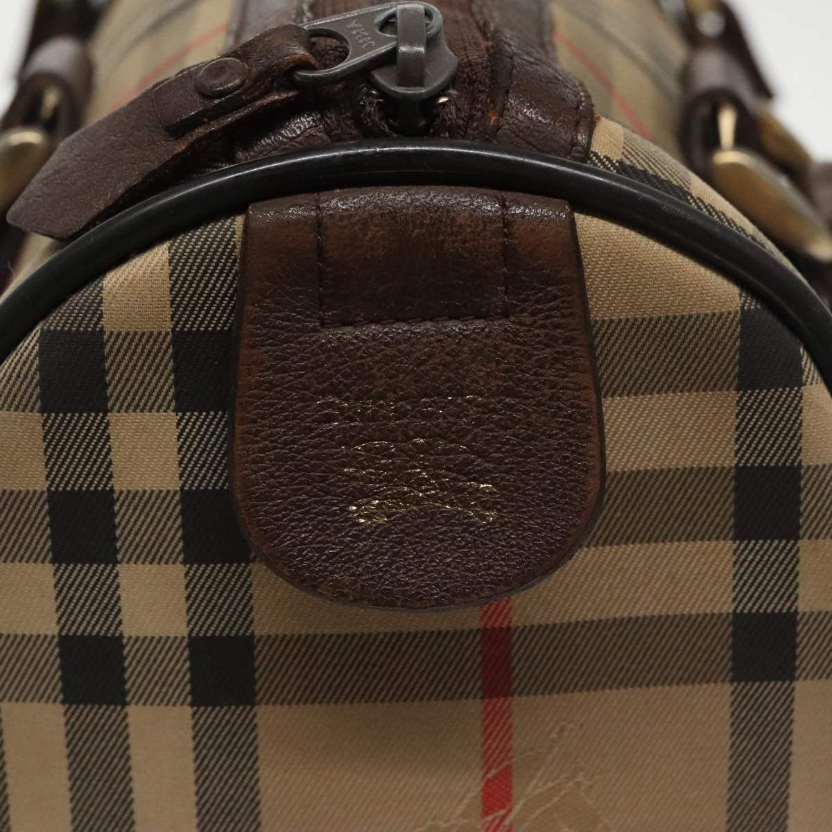 Burberry Nova Check Beige Canvas Travel Bag (Pre-Owned) Size ONE SIZE - 14 Thumbnail