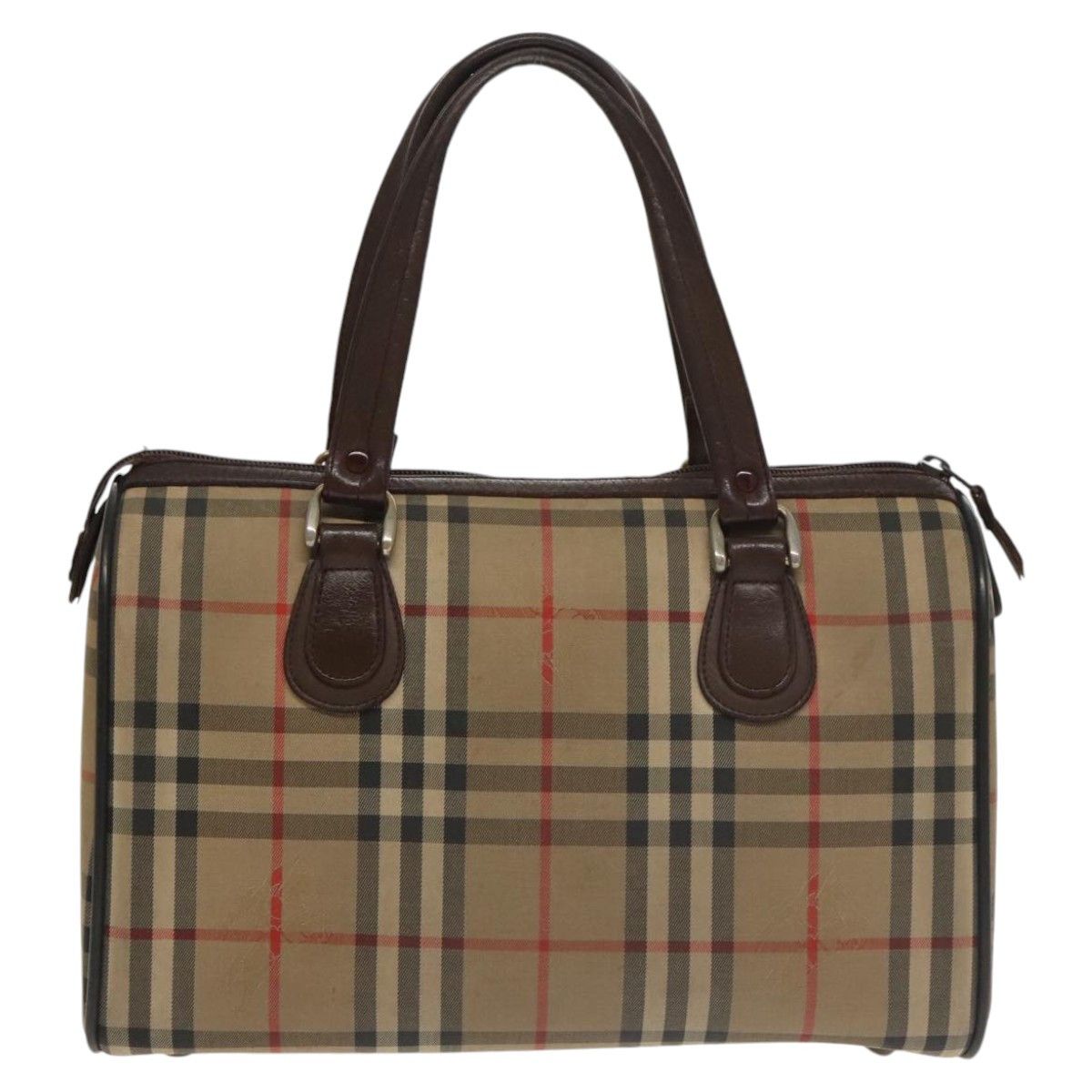 Burberry Nova Check Beige Canvas Travel Bag (Pre-Owned) Size ONE SIZE - 2 Thumbnail