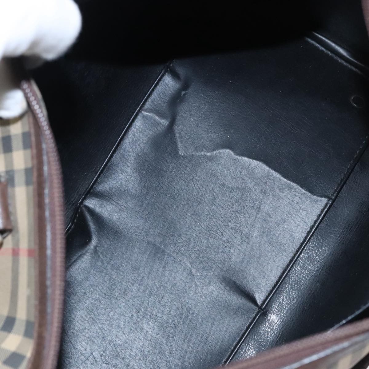 Burberry Nova Check Beige Canvas Travel Bag (Pre-Owned) Size ONE SIZE - 13 Thumbnail
