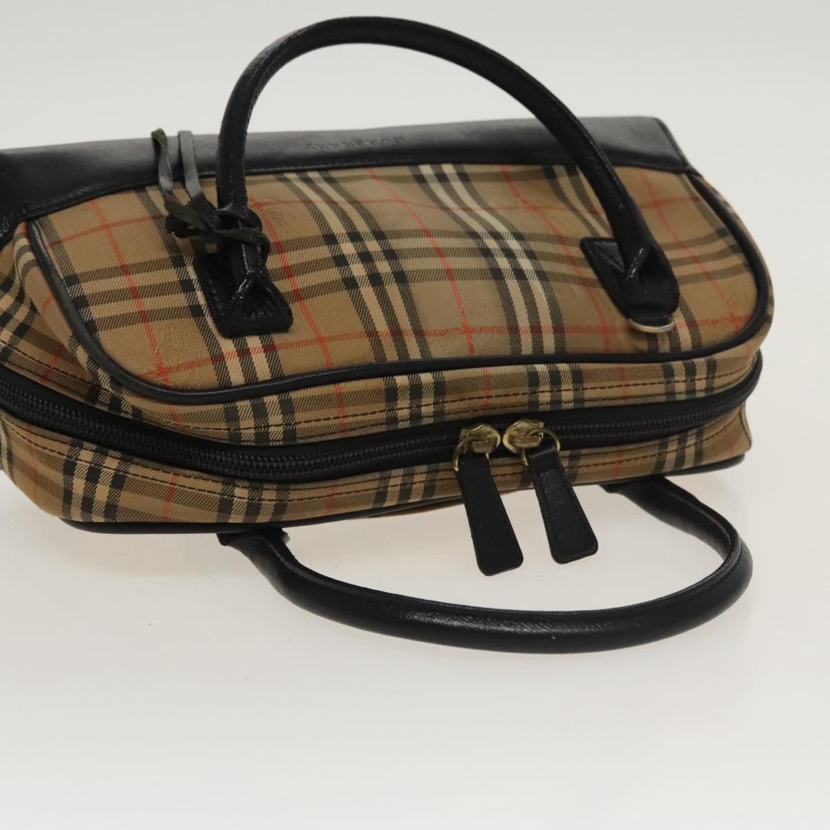 Burberry Nova Check Beige Canvas Tote Bag (Pre-Owned) Size ONE SIZE - 5 Thumbnail