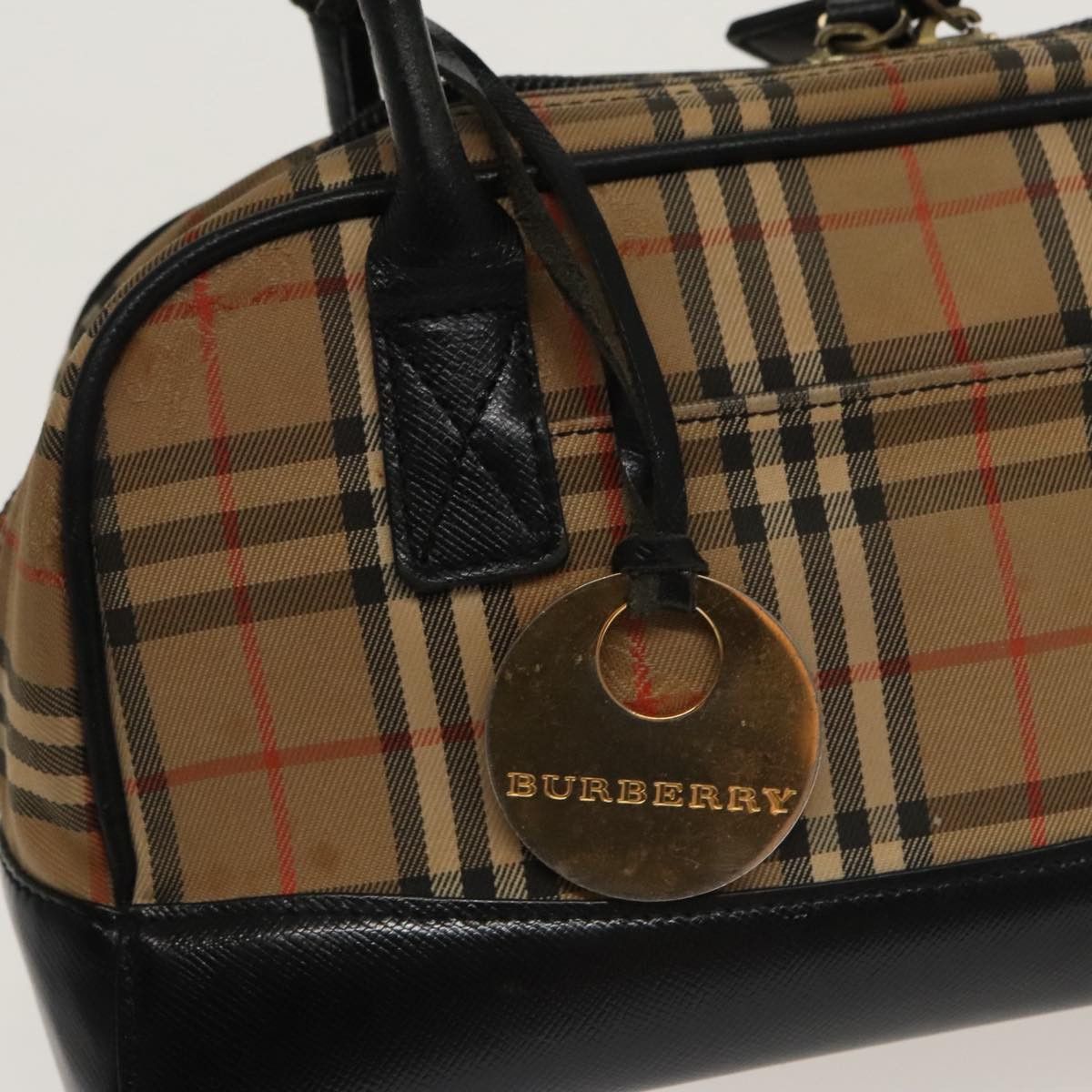 Burberry Nova Check Beige Canvas Tote Bag (Pre-Owned) Size ONE SIZE - 13 Thumbnail