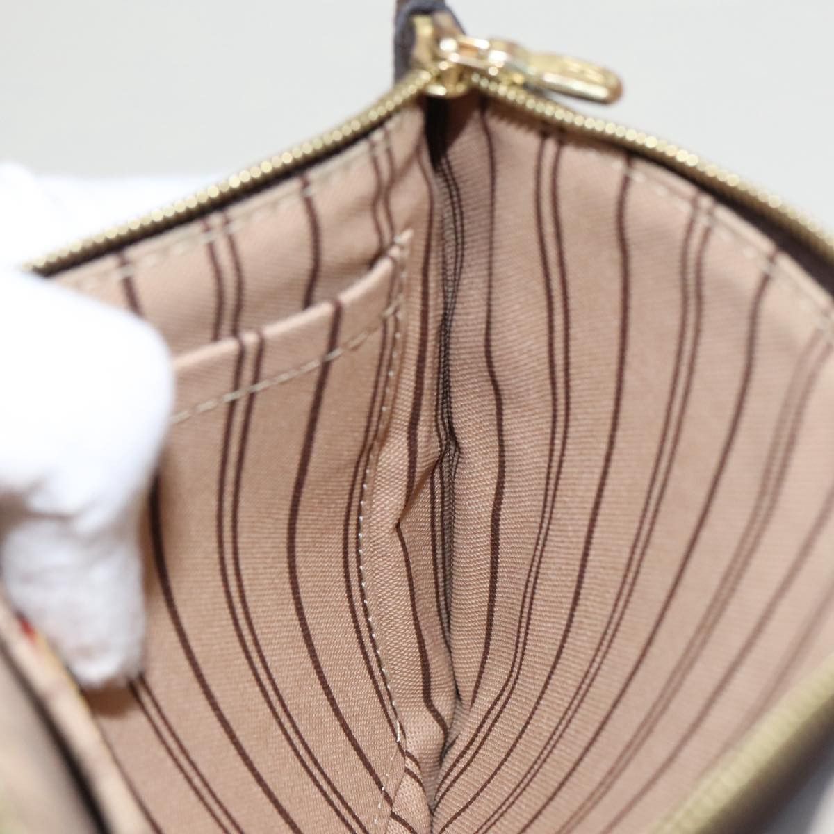 Louis Vuitton Pochette Brown Canvas Clutch Bag (Pre-Owned) Size ONE SIZE - 16 Thumbnail