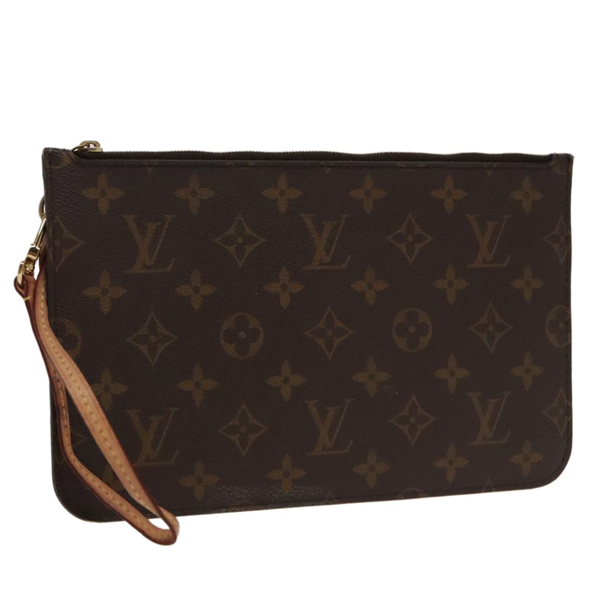 Louis Vuitton Pochette Brown Canvas Clutch Bag (Pre-Owned) Size ONE SIZE - 19 Thumbnail