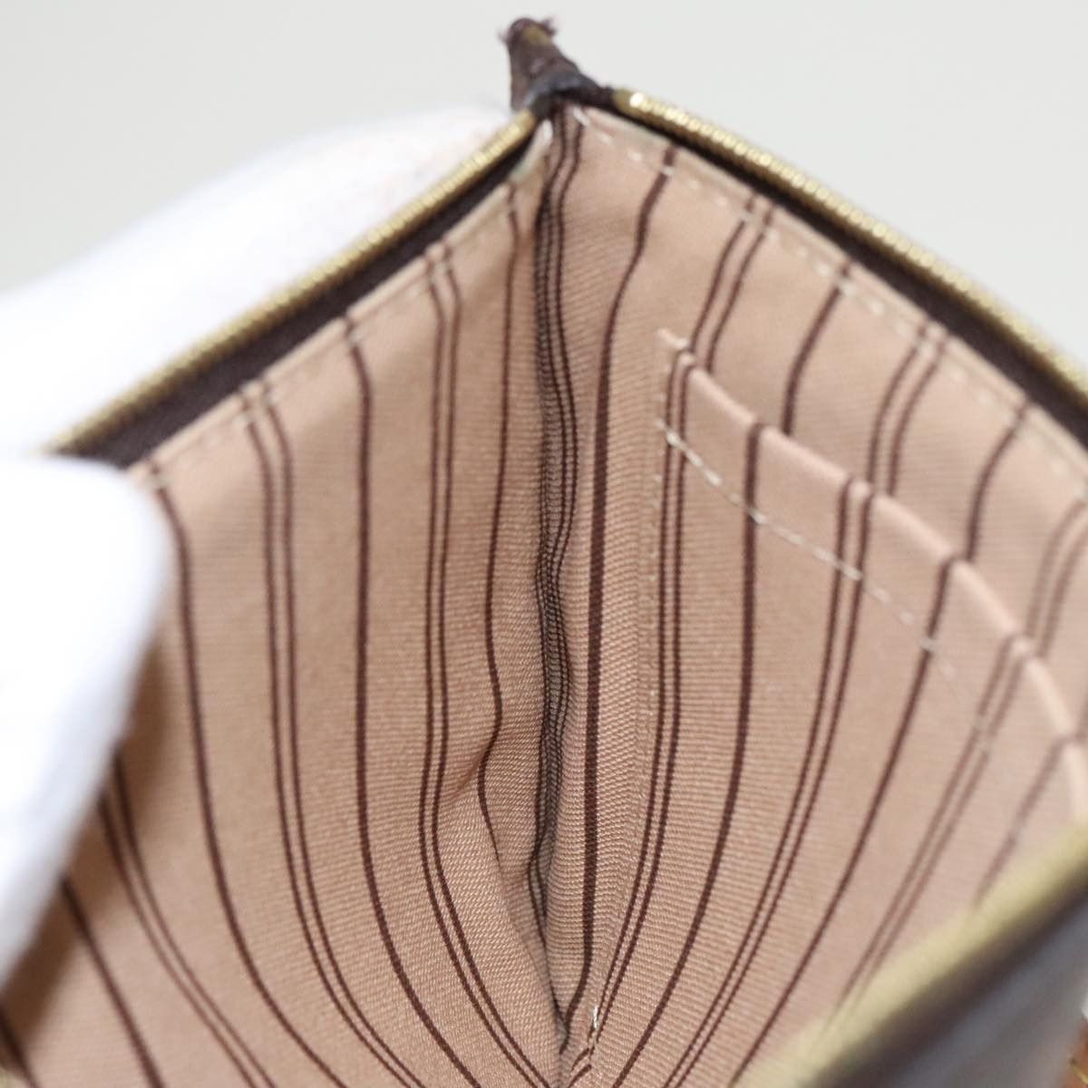 Louis Vuitton Pochette Brown Canvas Clutch Bag (Pre-Owned) Size ONE SIZE - 17 Thumbnail