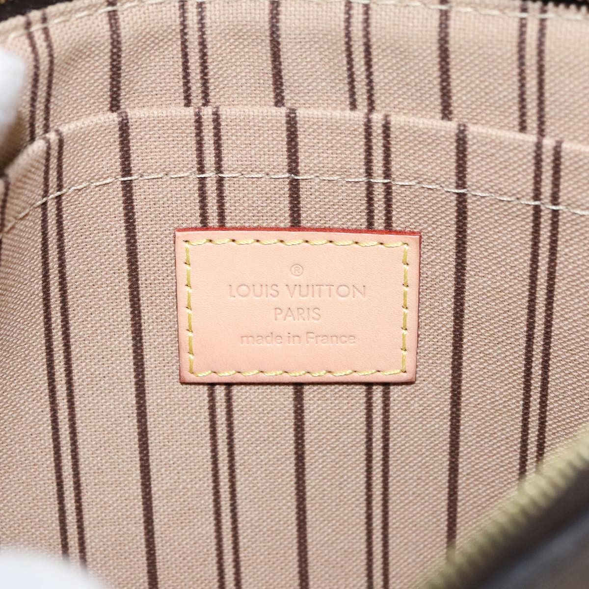 Louis Vuitton Pochette Brown Canvas Clutch Bag (Pre-Owned) Size ONE SIZE - 14 Thumbnail