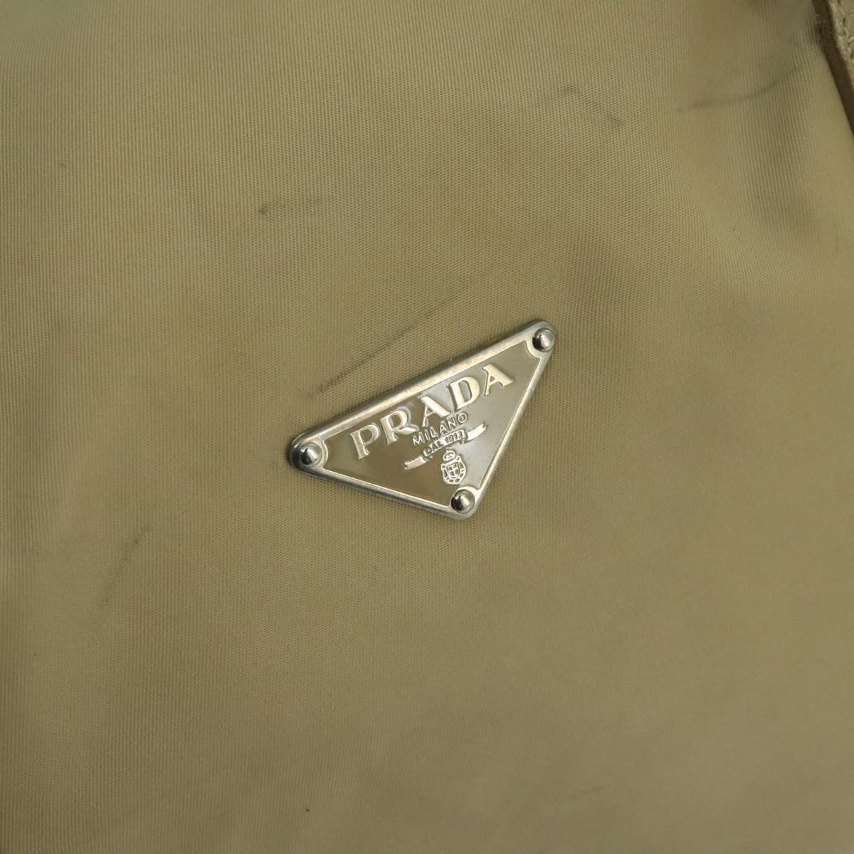 Prada Re-Nylon Beige Synthetic Handbag (Pre-Owned) Size ONE SIZE - 20 Thumbnail