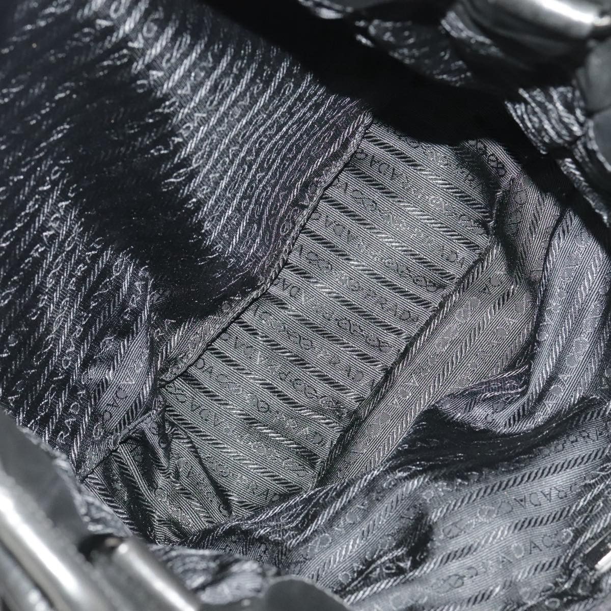 Prada Re-Nylon Black Synthetic Shoulder Bag (Pre-Owned) Size ONE SIZE - 15 Thumbnail