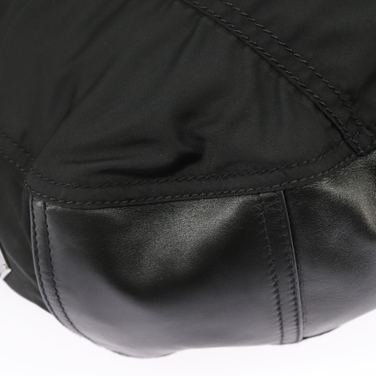 Prada Re-Nylon Black Synthetic Shoulder Bag (Pre-Owned) Size ONE SIZE - 10 Thumbnail