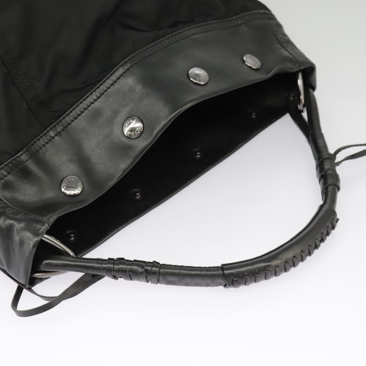Prada Re-Nylon Black Synthetic Shoulder Bag (Pre-Owned) Size ONE SIZE - 5 Thumbnail