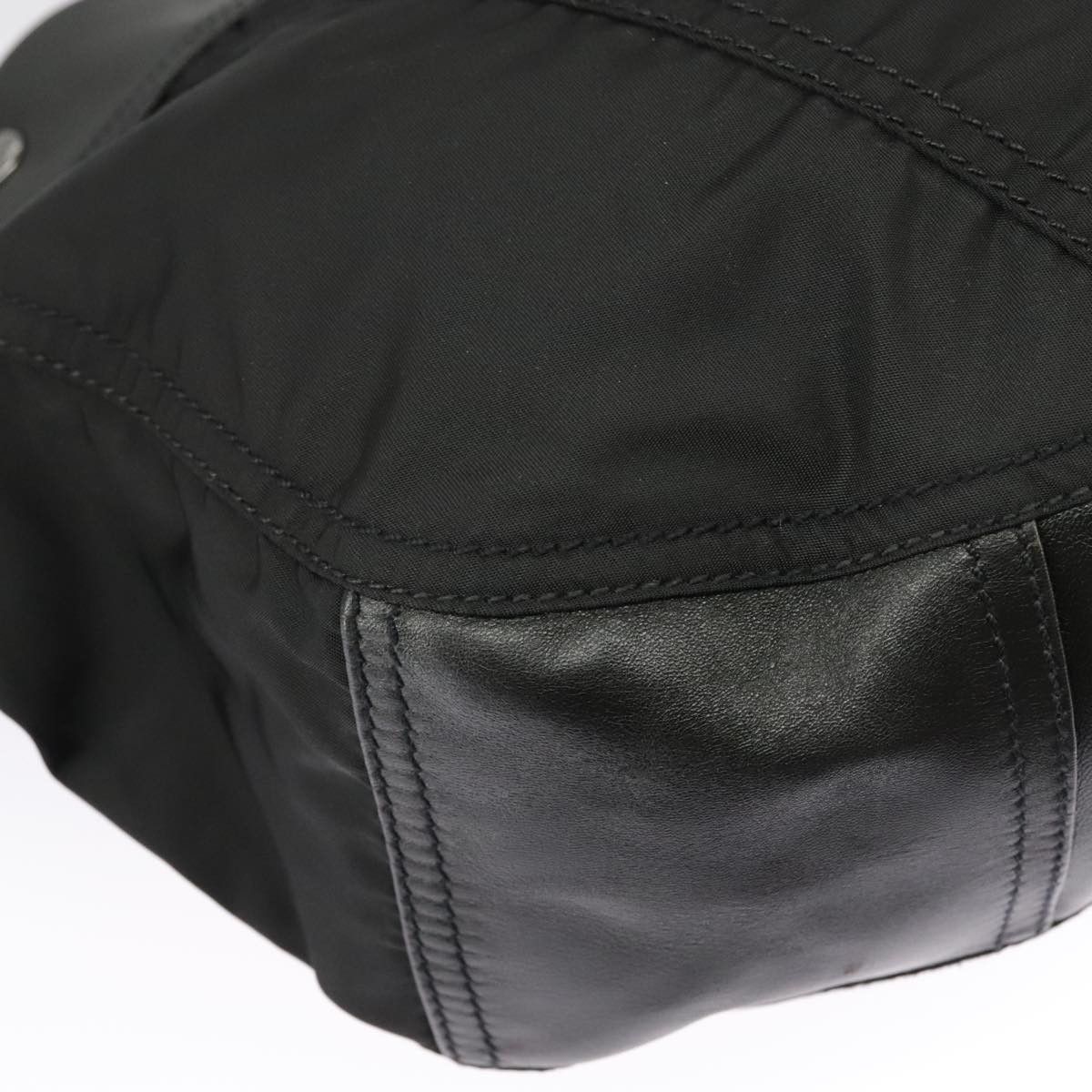 Prada Re-Nylon Black Synthetic Shoulder Bag (Pre-Owned) Size ONE SIZE - 9 Thumbnail