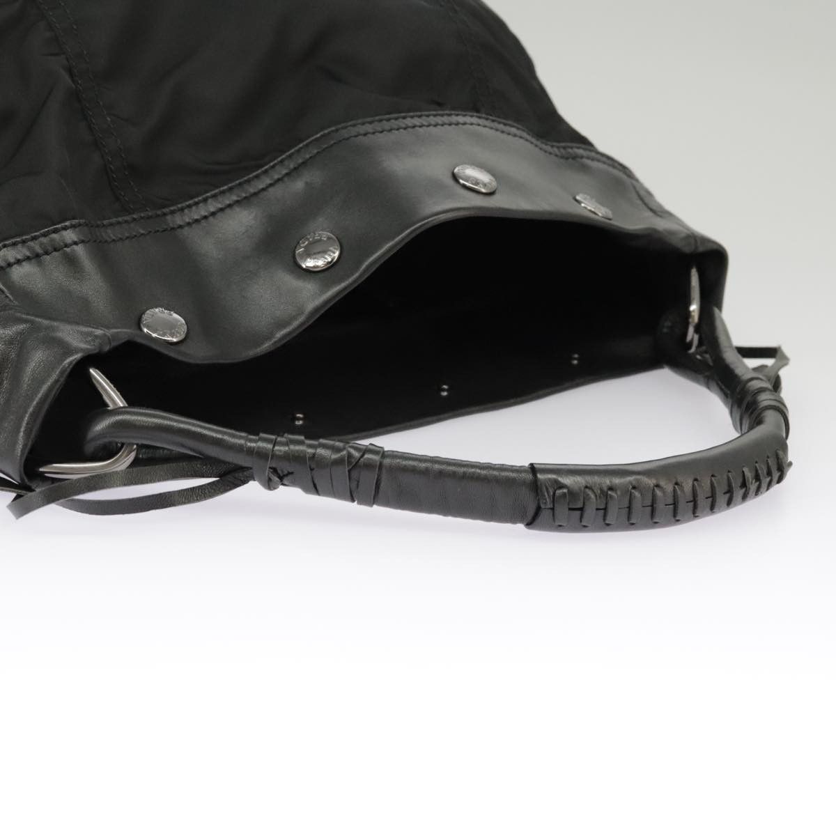 Prada Re-Nylon Black Synthetic Shoulder Bag (Pre-Owned) Size ONE SIZE - 6 Thumbnail