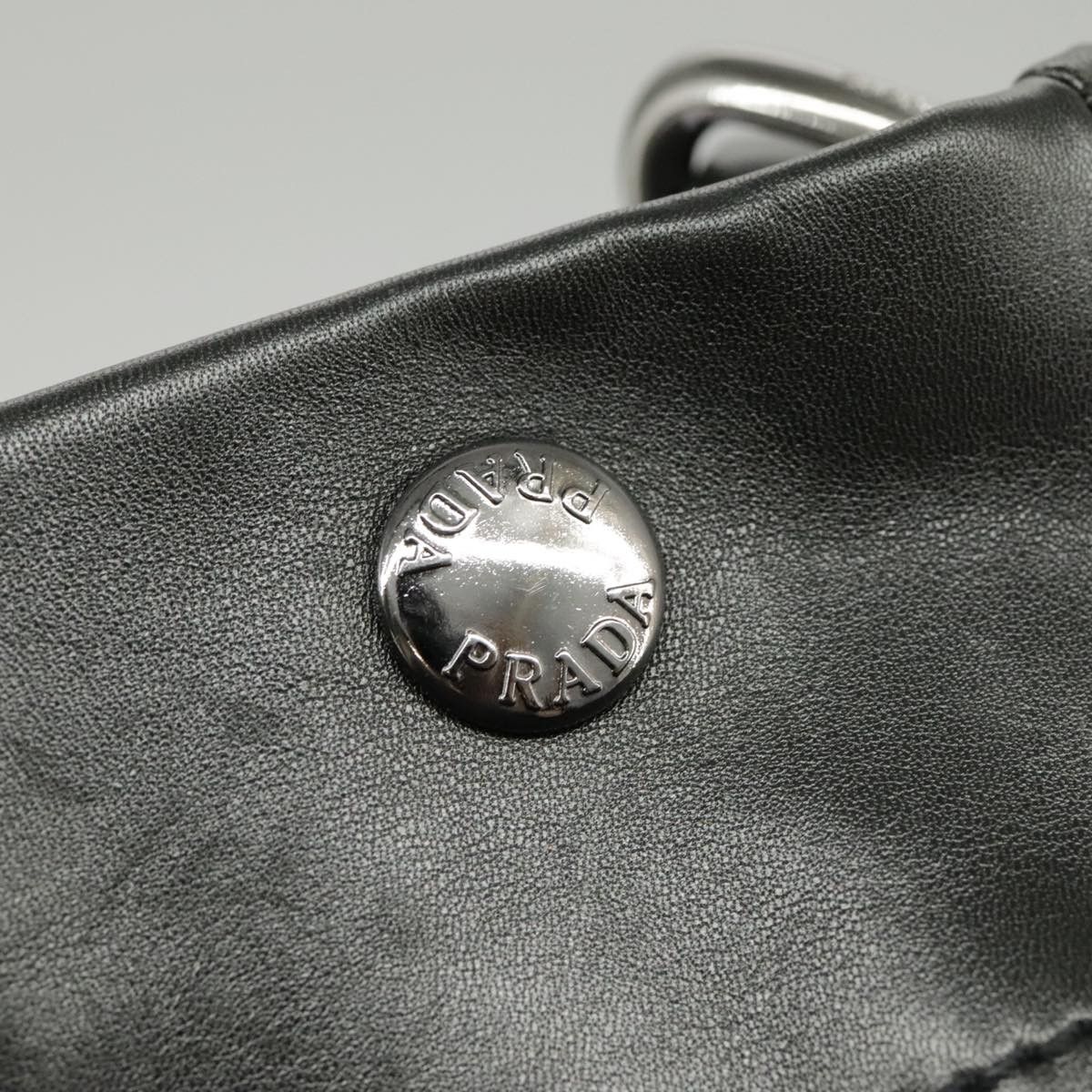 Prada Re-Nylon Black Synthetic Shoulder Bag (Pre-Owned) Size ONE SIZE - 14 Thumbnail