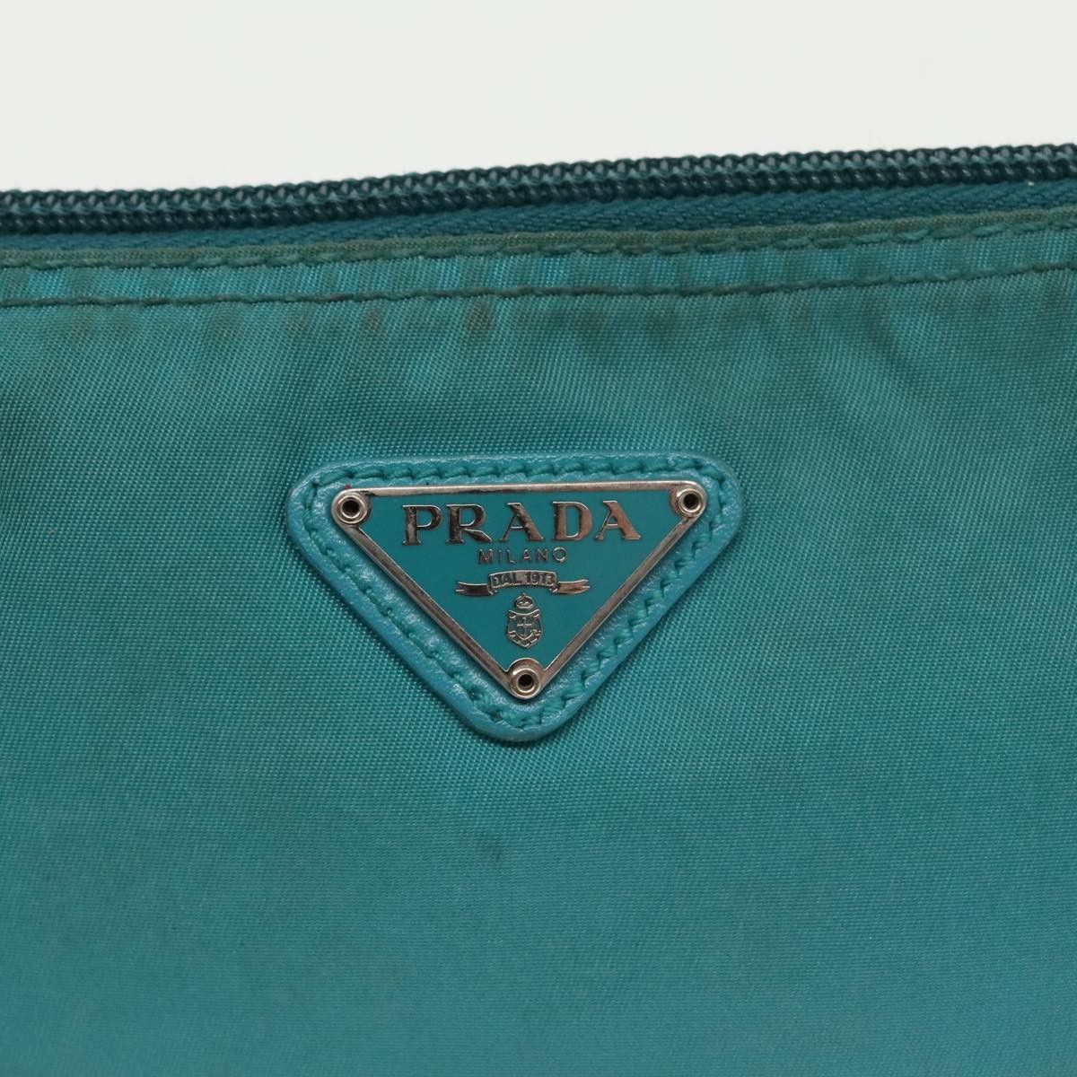 Prada Re-Nylon Blue Synthetic Clutch Bag (Pre-Owned) Size ONE SIZE - 11 Thumbnail
