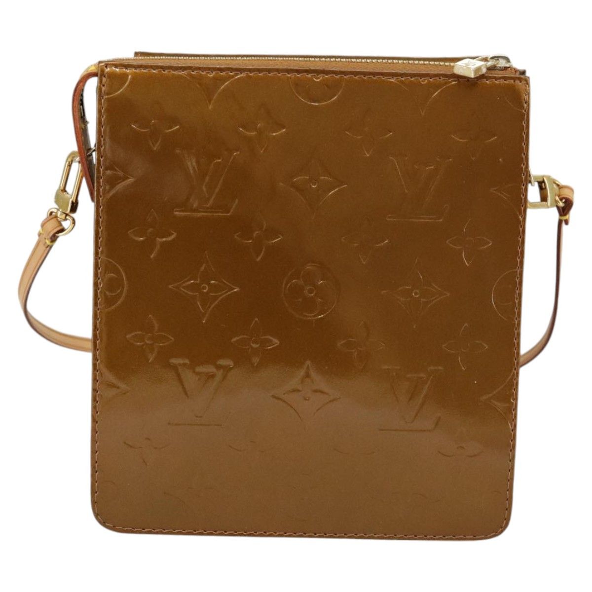 Louis Vuitton Mott Brown Patent Leather Clutch Bag (Pre-Owned) Size ONE SIZE - 2 Thumbnail