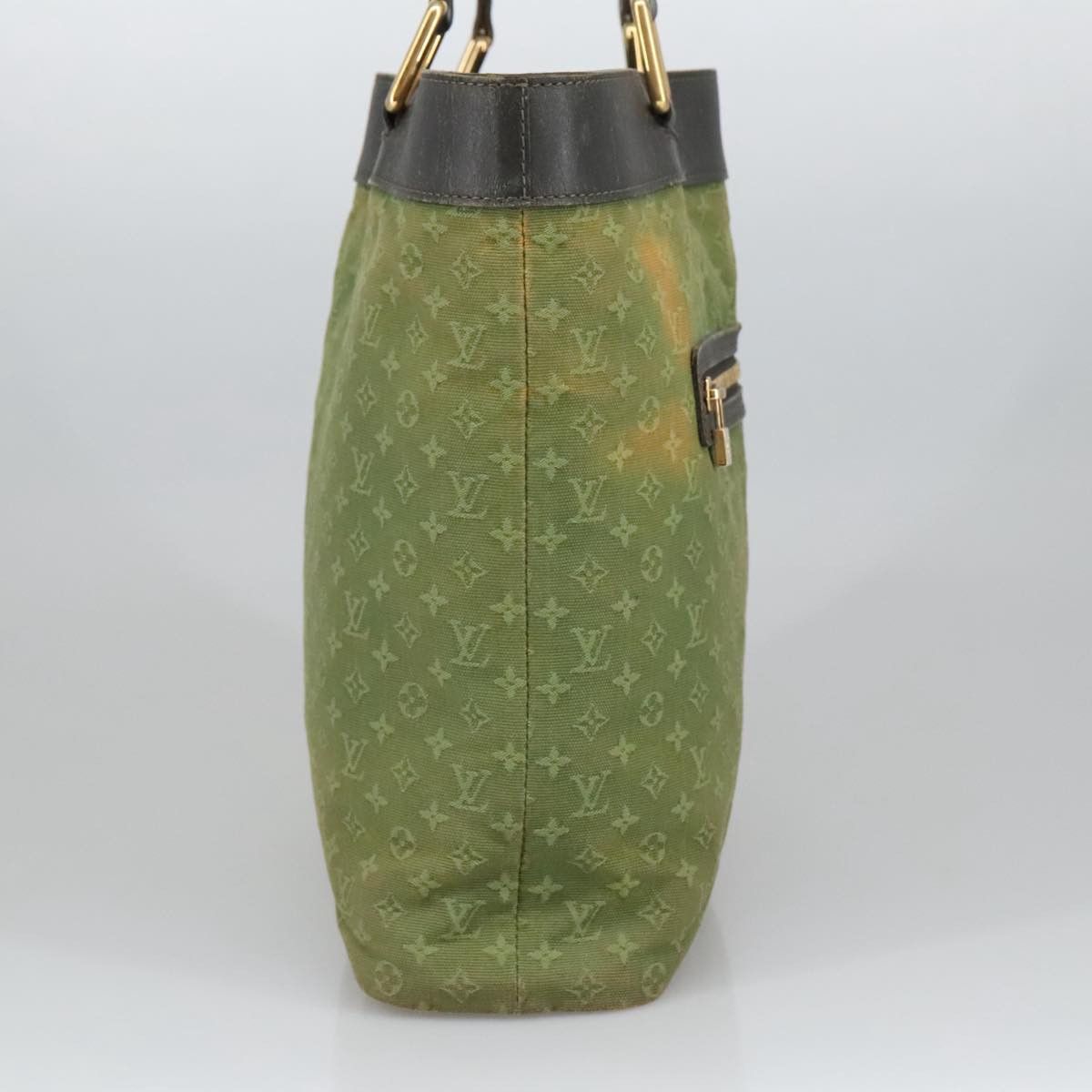 Louis Vuitton Lucille Khaki Canvas Tote Bag (Pre-Owned) Size ONE SIZE - 3 Thumbnail