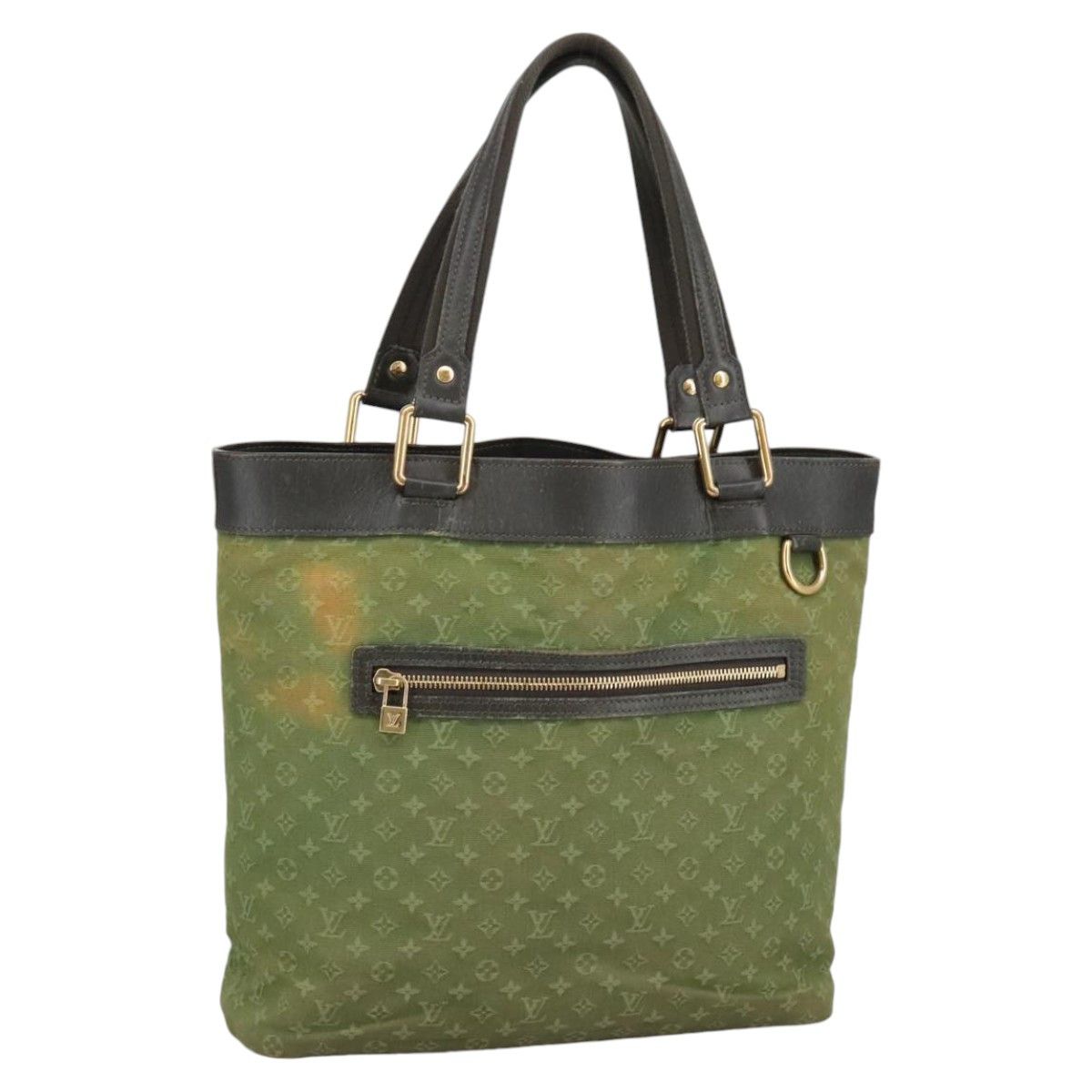 Louis Vuitton Lucille Khaki Canvas Tote Bag (Pre-Owned) Size ONE SIZE - 17 Thumbnail