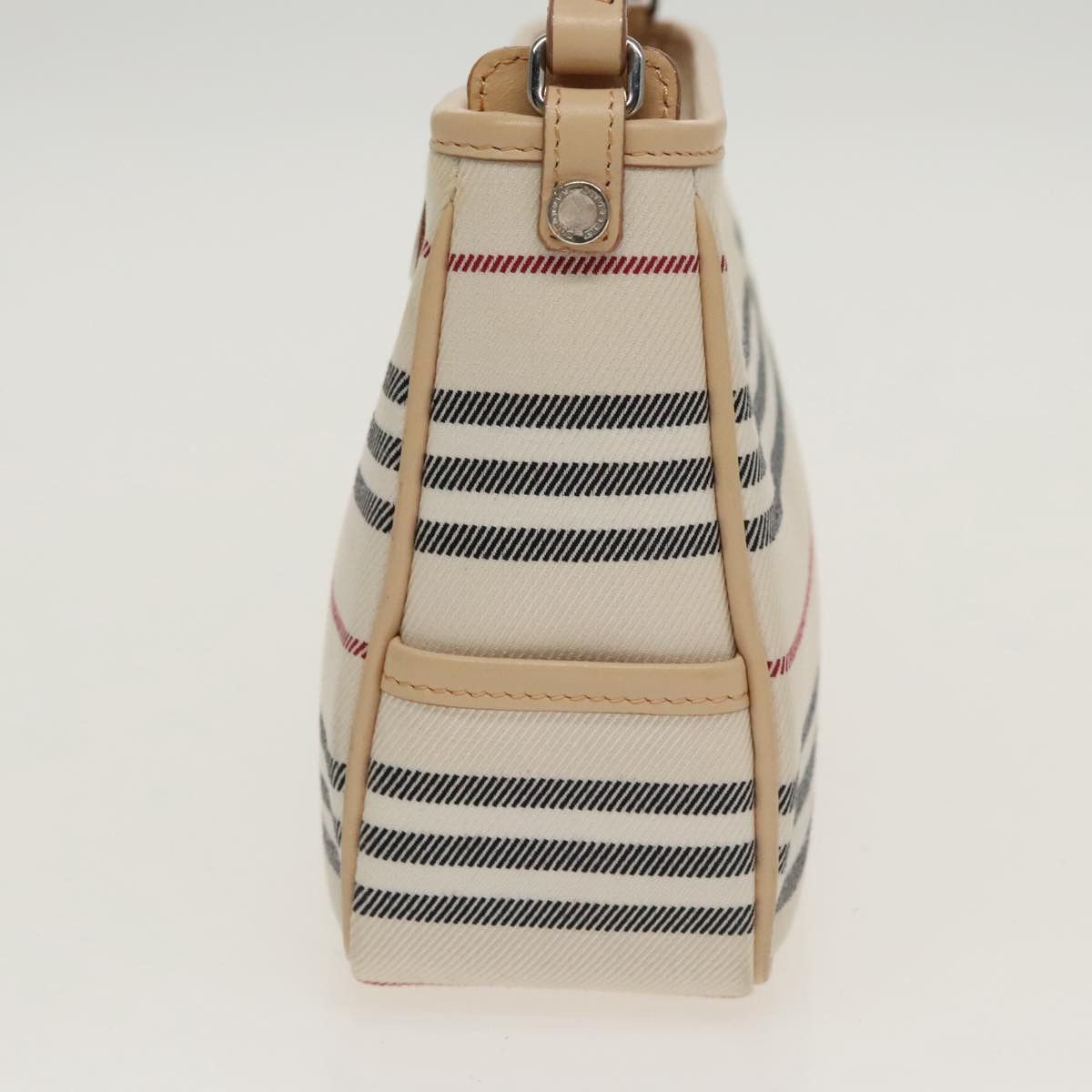 Burberry Nova Check Beige Canvas Shoulder Bag (Pre-Owned) Size ONE SIZE - 3 Thumbnail