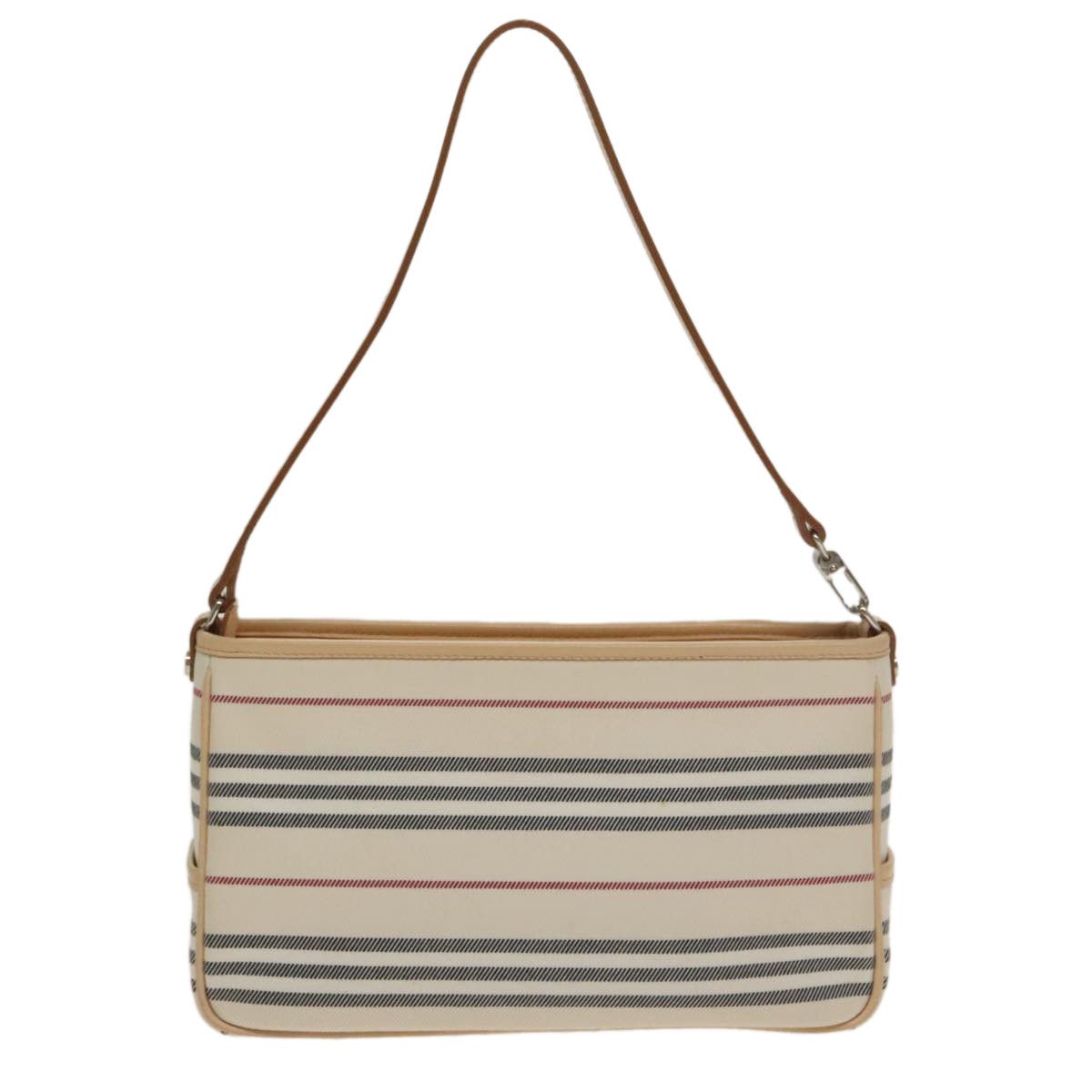 Burberry Nova Check Beige Canvas Shoulder Bag (Pre-Owned) Size ONE SIZE - 2 Thumbnail