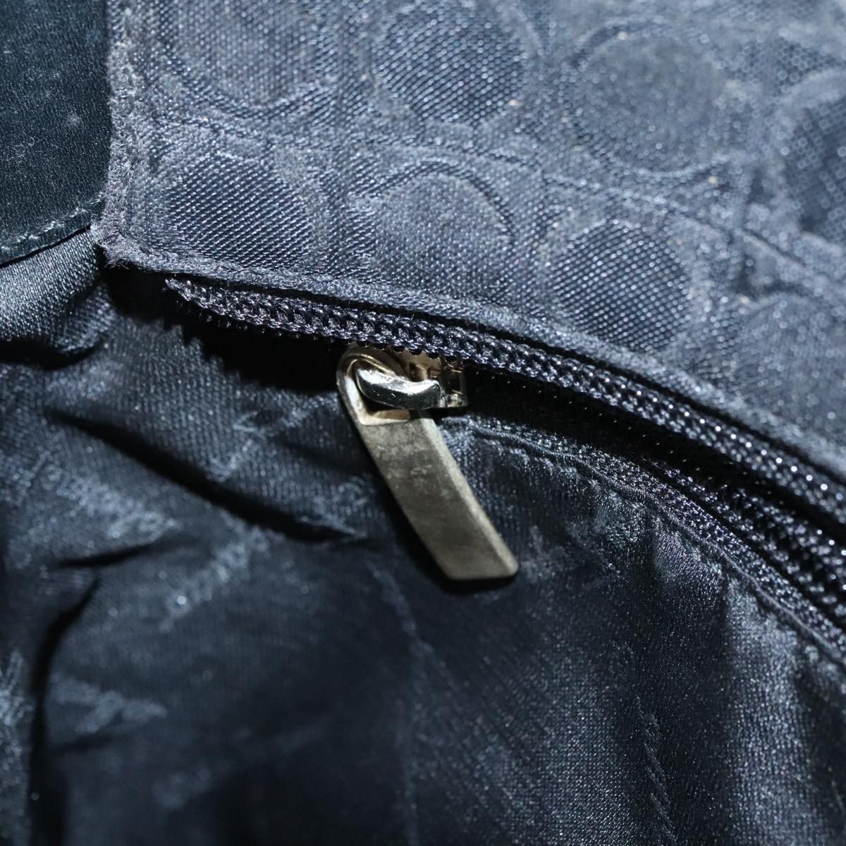 Salvatore Ferragamo Gancini Black Canvas Shoulder Bag (Pre-Owned) Size ONE SIZE - 20 Thumbnail
