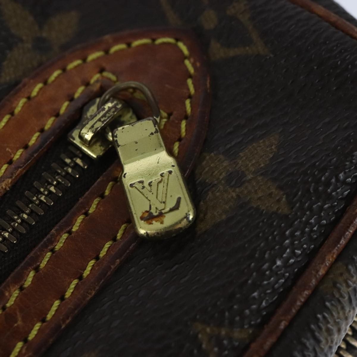 Louis Vuitton Marly Dragonne Brown Canvas Clutch Bag (Pre-Owned) Size ONE SIZE - 11 Thumbnail