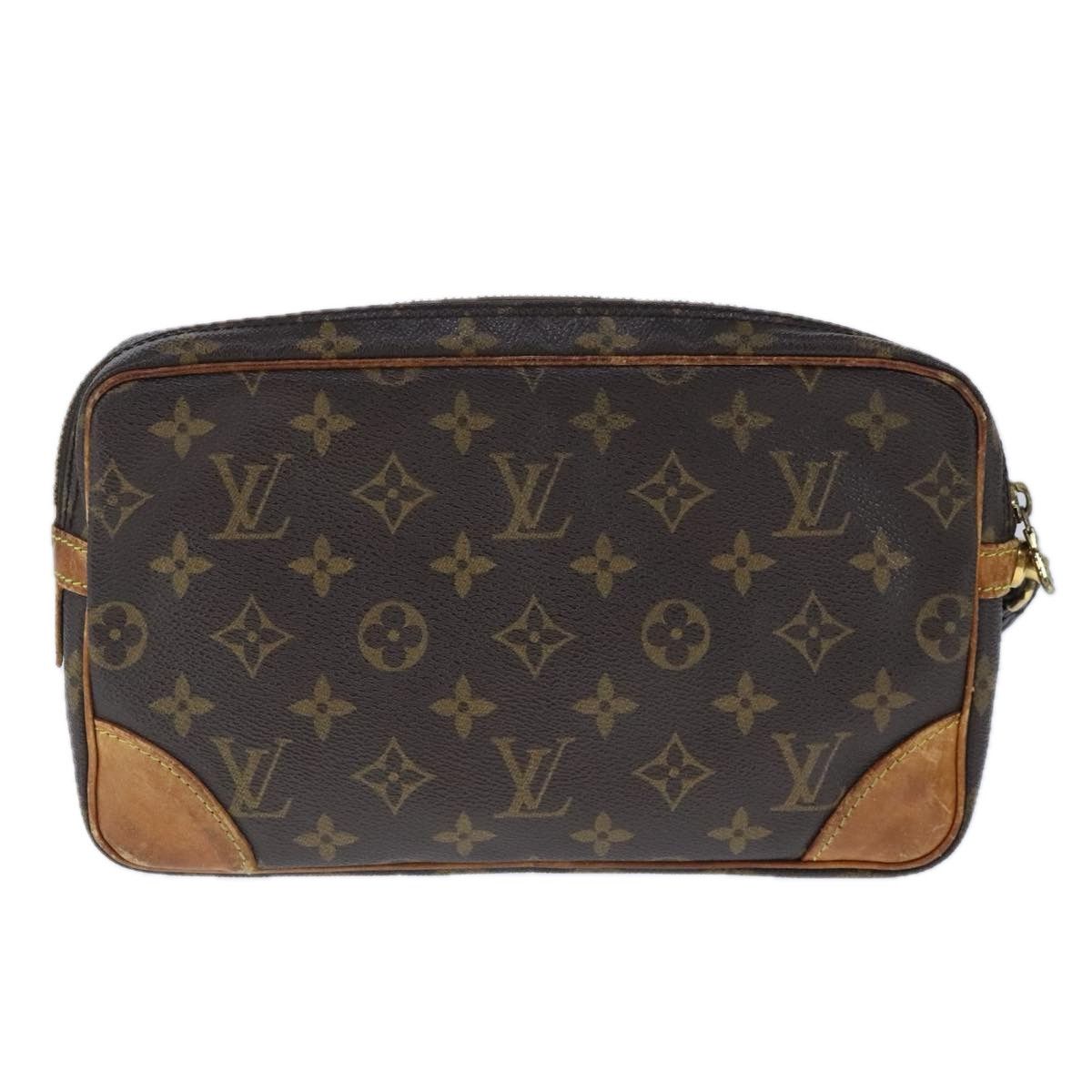 Louis Vuitton Marly Dragonne Brown Canvas Clutch Bag (Pre-Owned) Size ONE SIZE - 2 Thumbnail