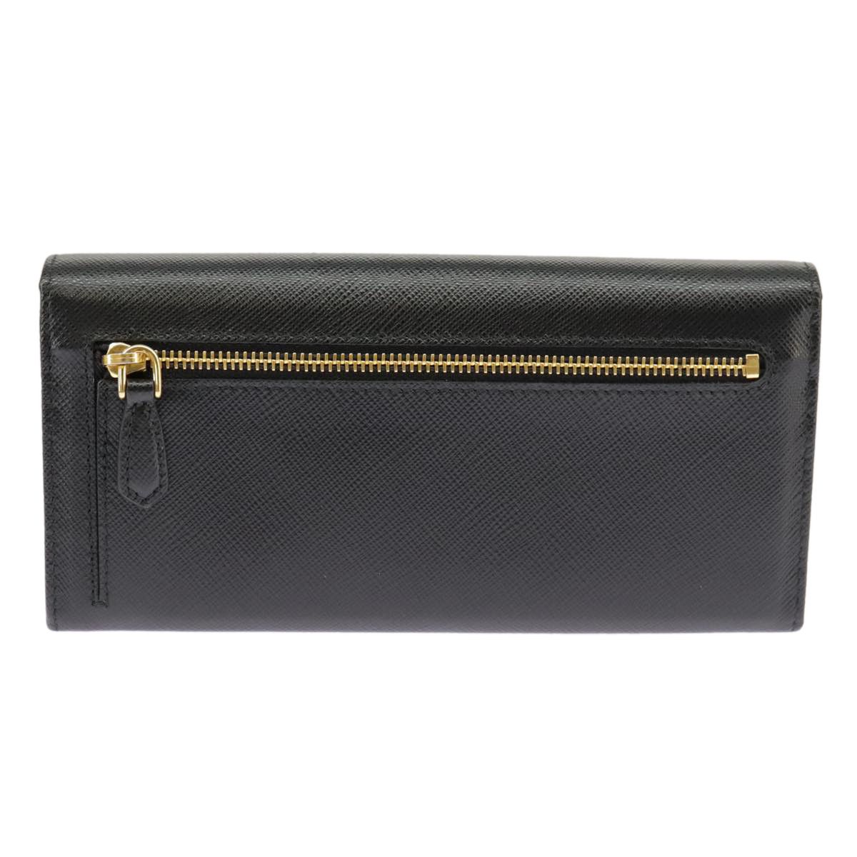 Prada Saffiano Black Leather Wallet (Pre-Owned) Size ONE SIZE - 3 Thumbnail