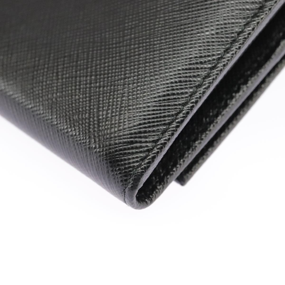 Prada Saffiano Black Leather Wallet (Pre-Owned) Size ONE SIZE - 11 Thumbnail
