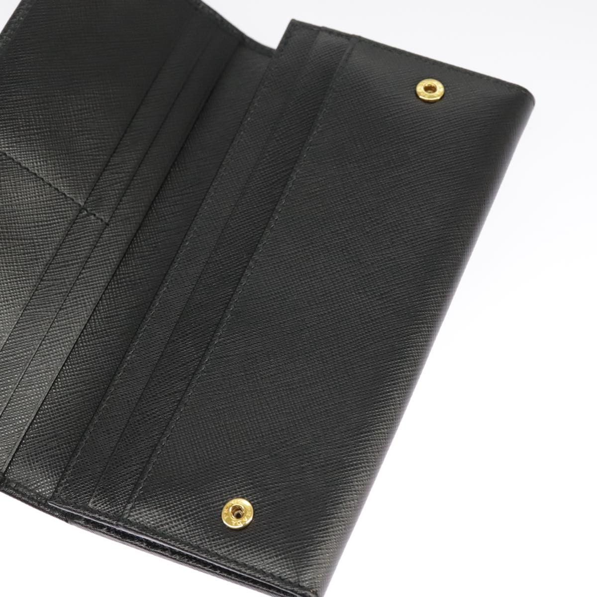 Prada Saffiano Black Leather Wallet (Pre-Owned) Size ONE SIZE - 17 Thumbnail